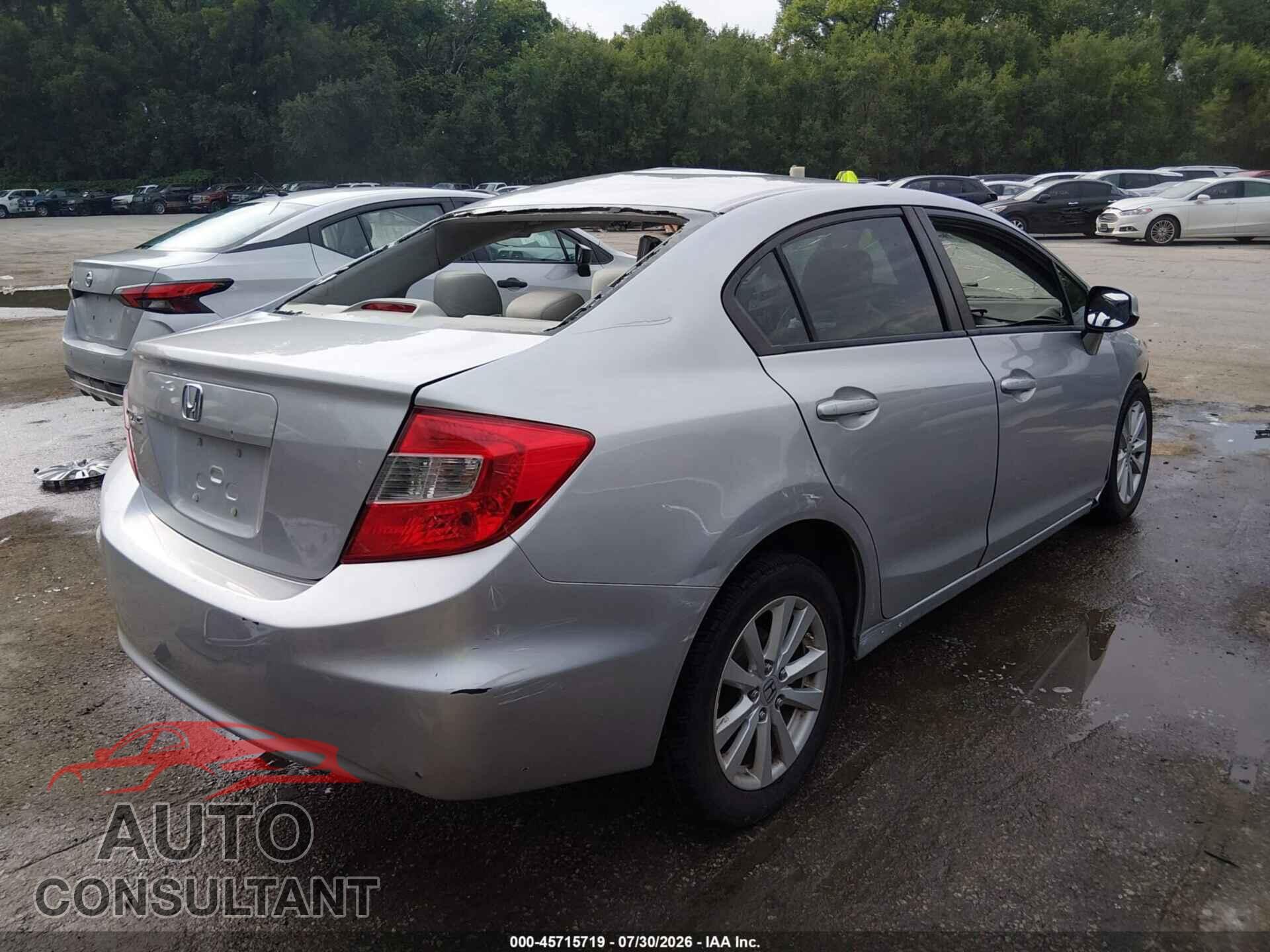 HONDA CIVIC 2012 - 19XFB2F82CE029704