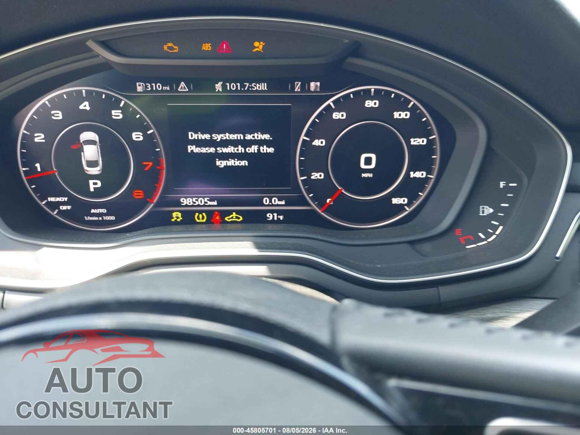 AUDI A5 2018 - WAUDNCF55JA034418