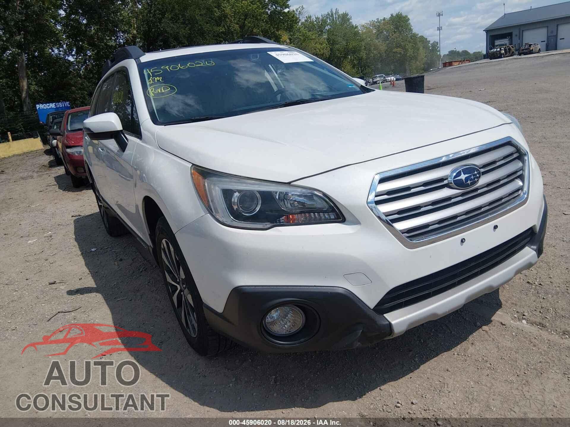 SUBARU OUTBACK 2017 - 4S4BSANC1H3414910