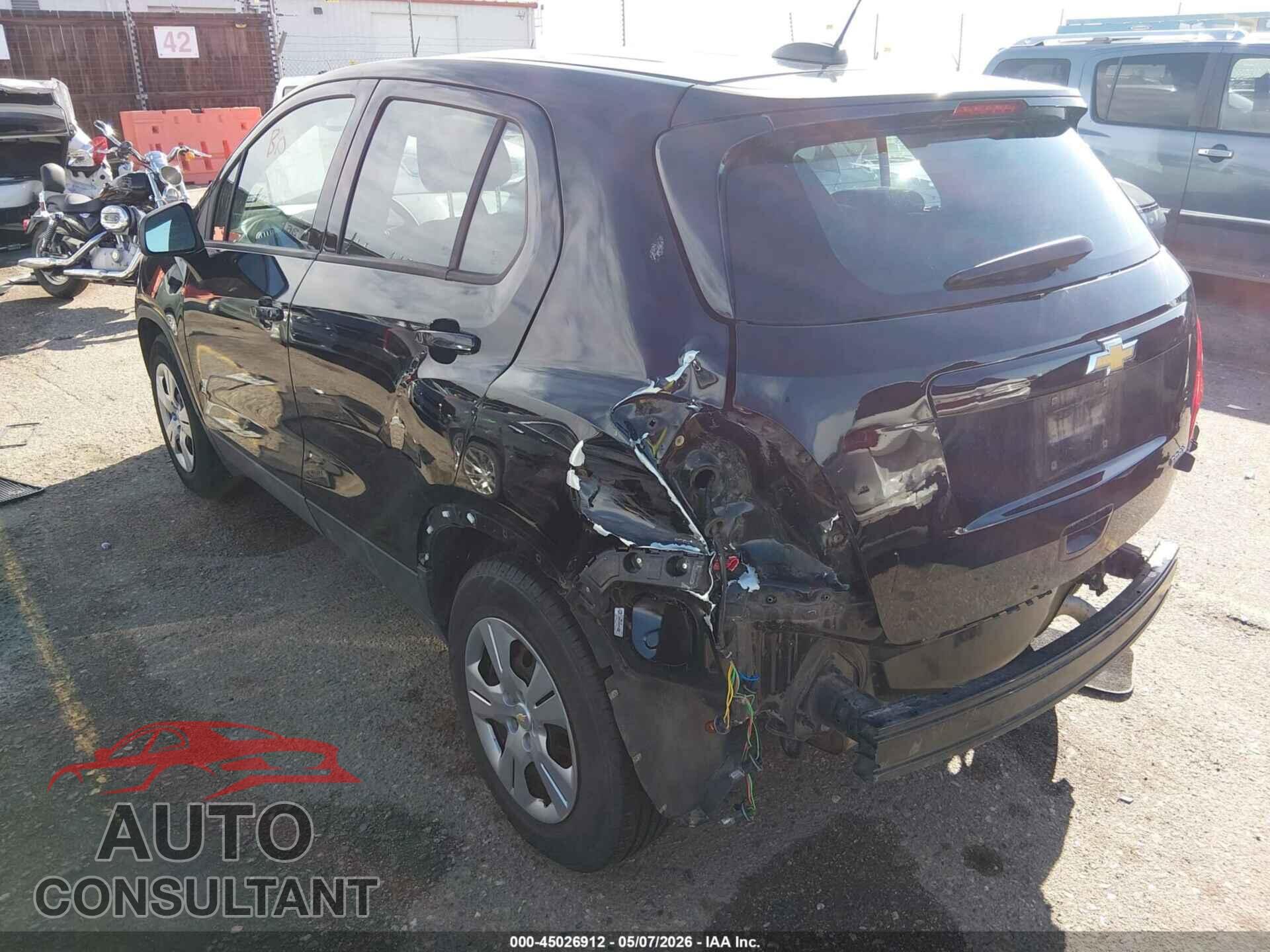 CHEVROLET TRAX 2017 - 3GNCJKSB5HL192963