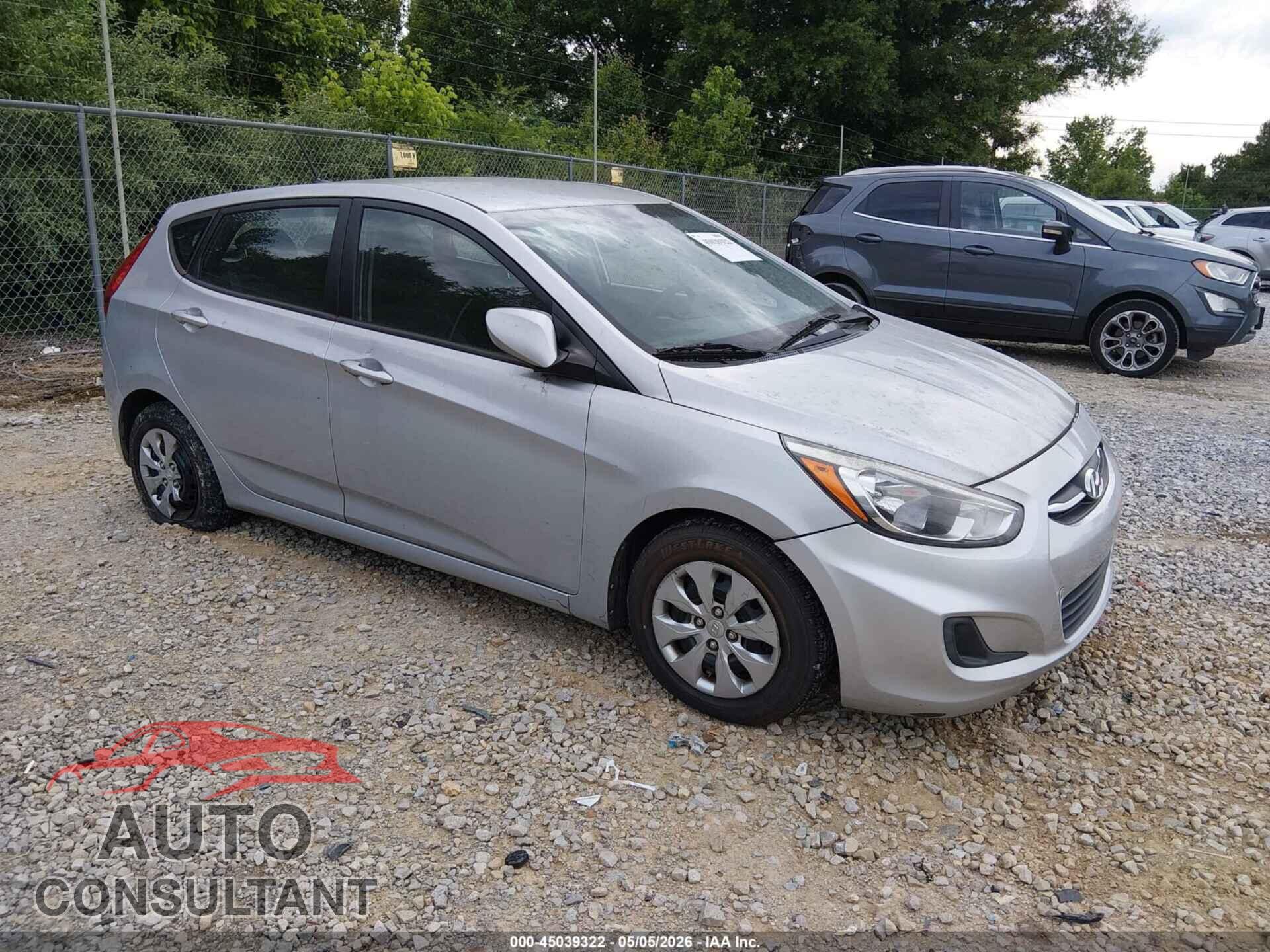 HYUNDAI ACCENT 2016 - KMHCT5AE6GU247985