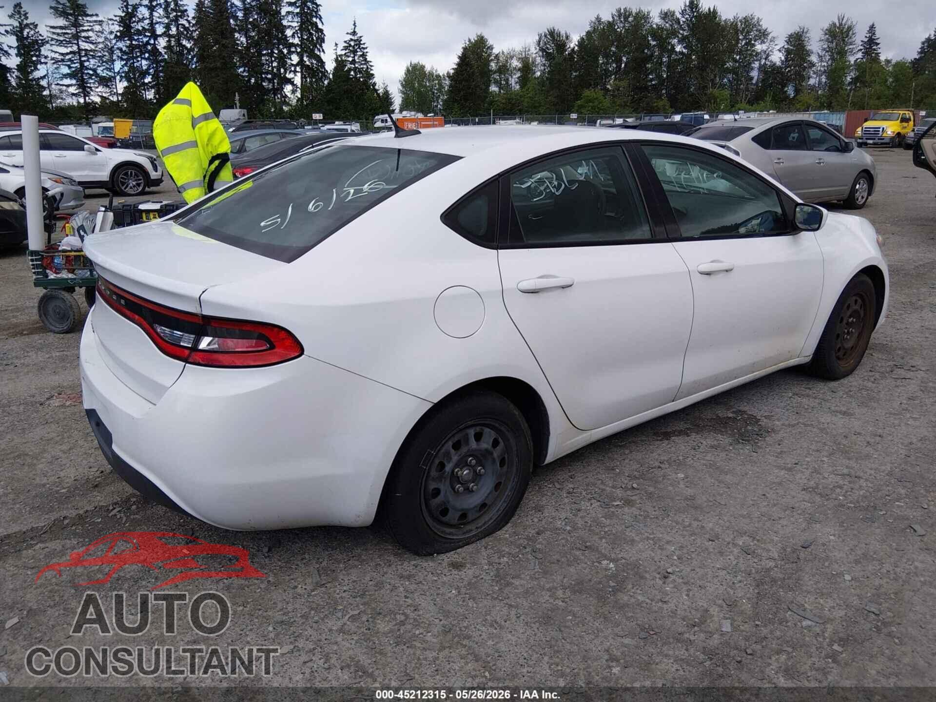 DODGE DART 2016 - 1C3CDFAA1GD517441