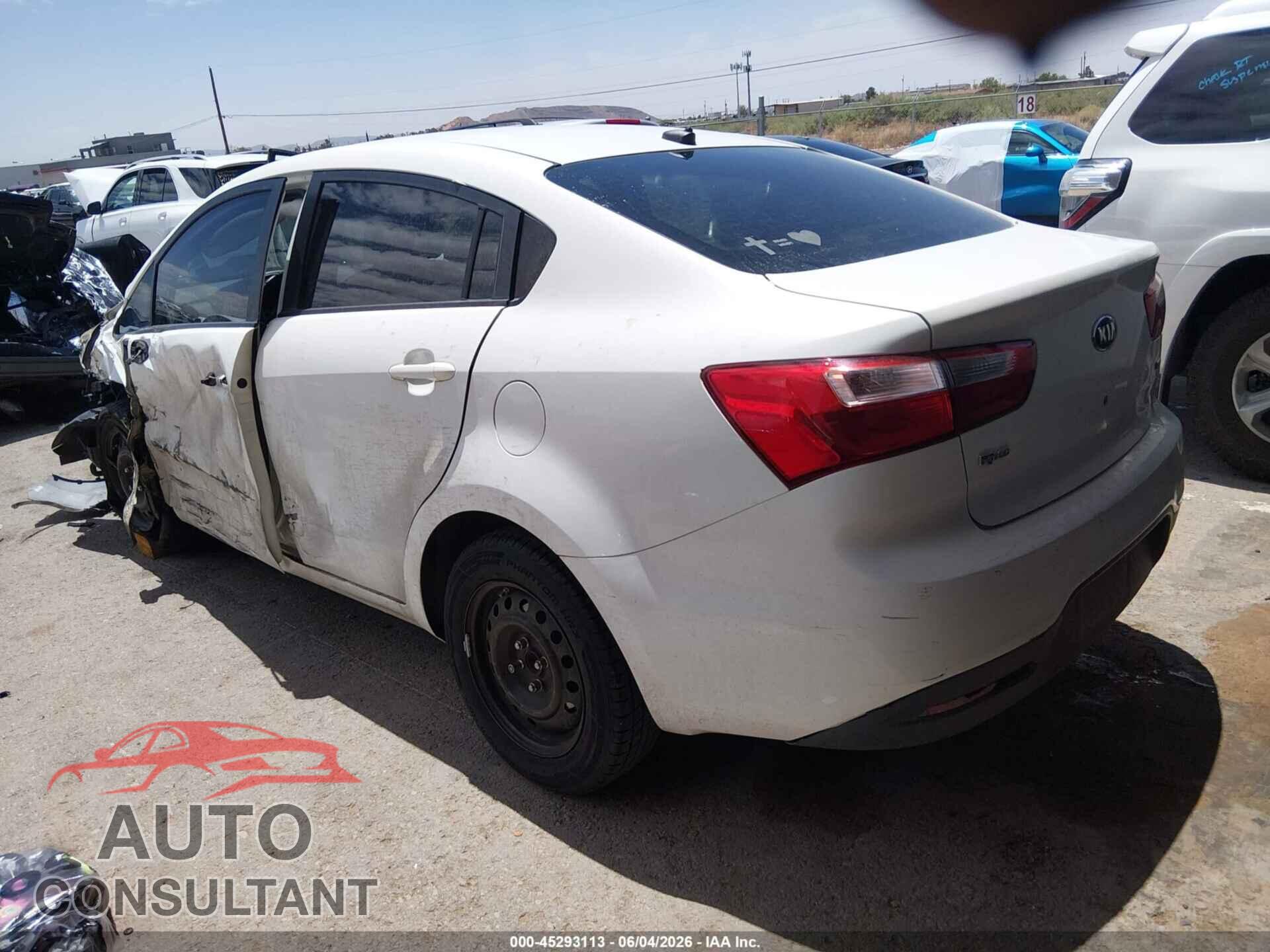 KIA RIO 2013 - KNADM4A33D6291440