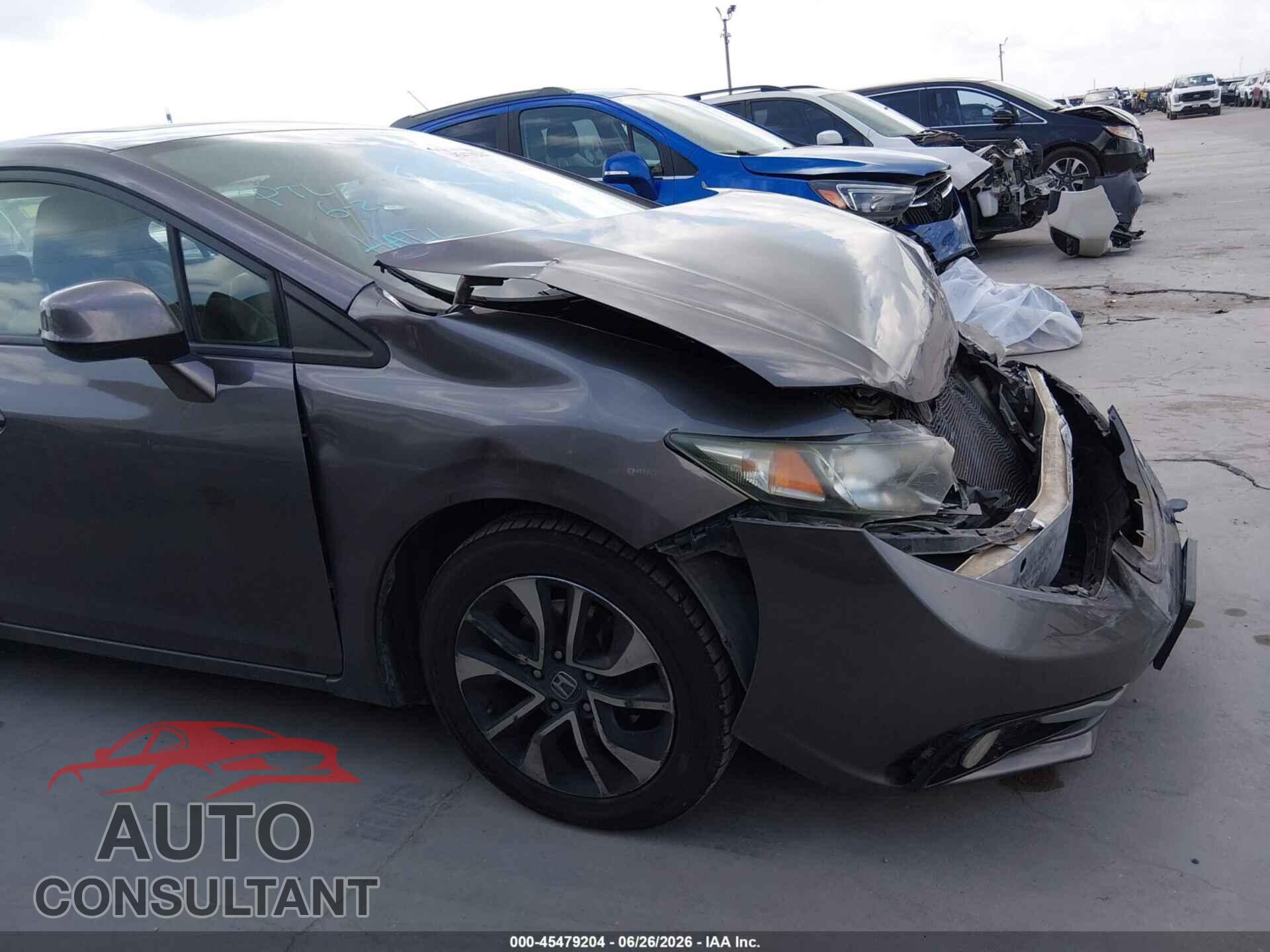 HONDA CIVIC 2013 - 19XFB2F92DE064172