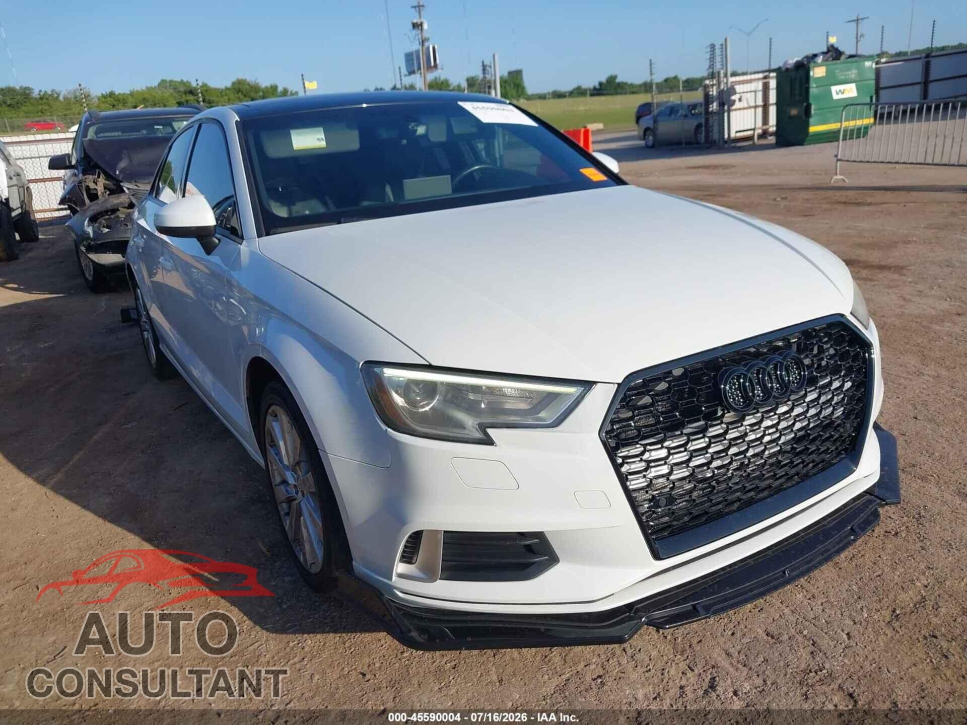 AUDI A3 2017 - WAUB8GFF1H1065576