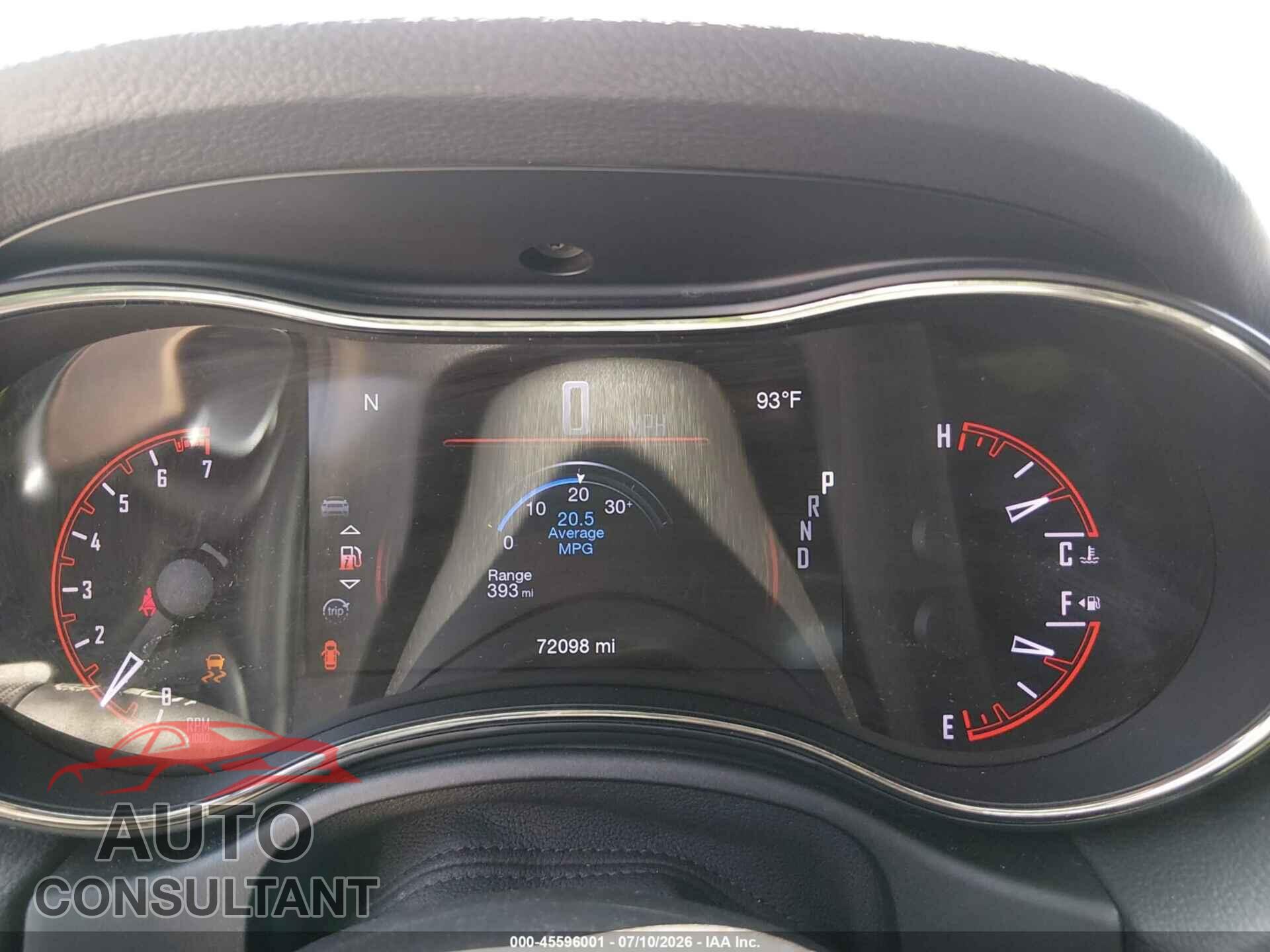 DODGE DURANGO 2019 - 1C4RDHDGXKC707948