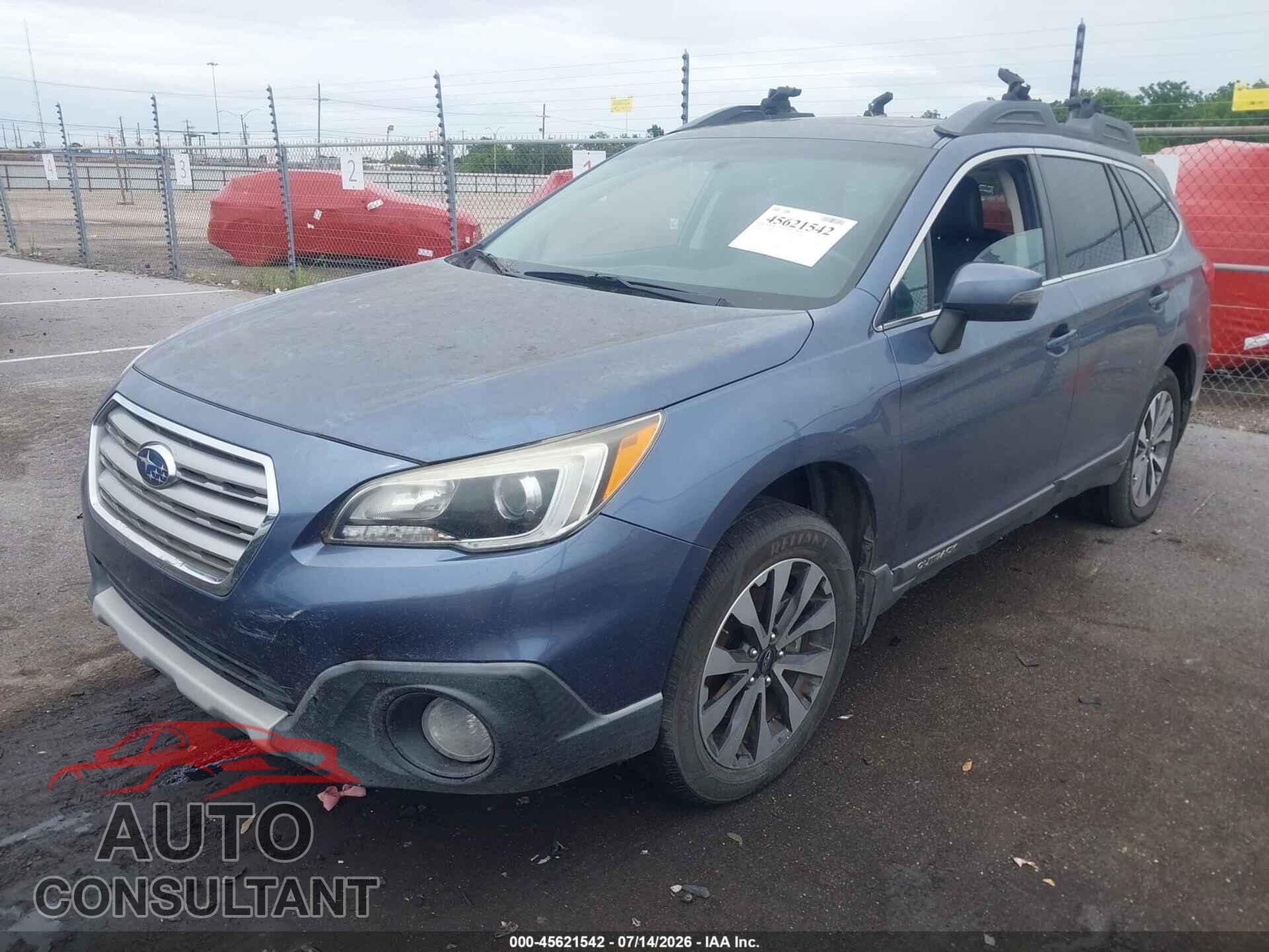SUBARU OUTBACK 2016 - 4S4BSBLC4G3237907