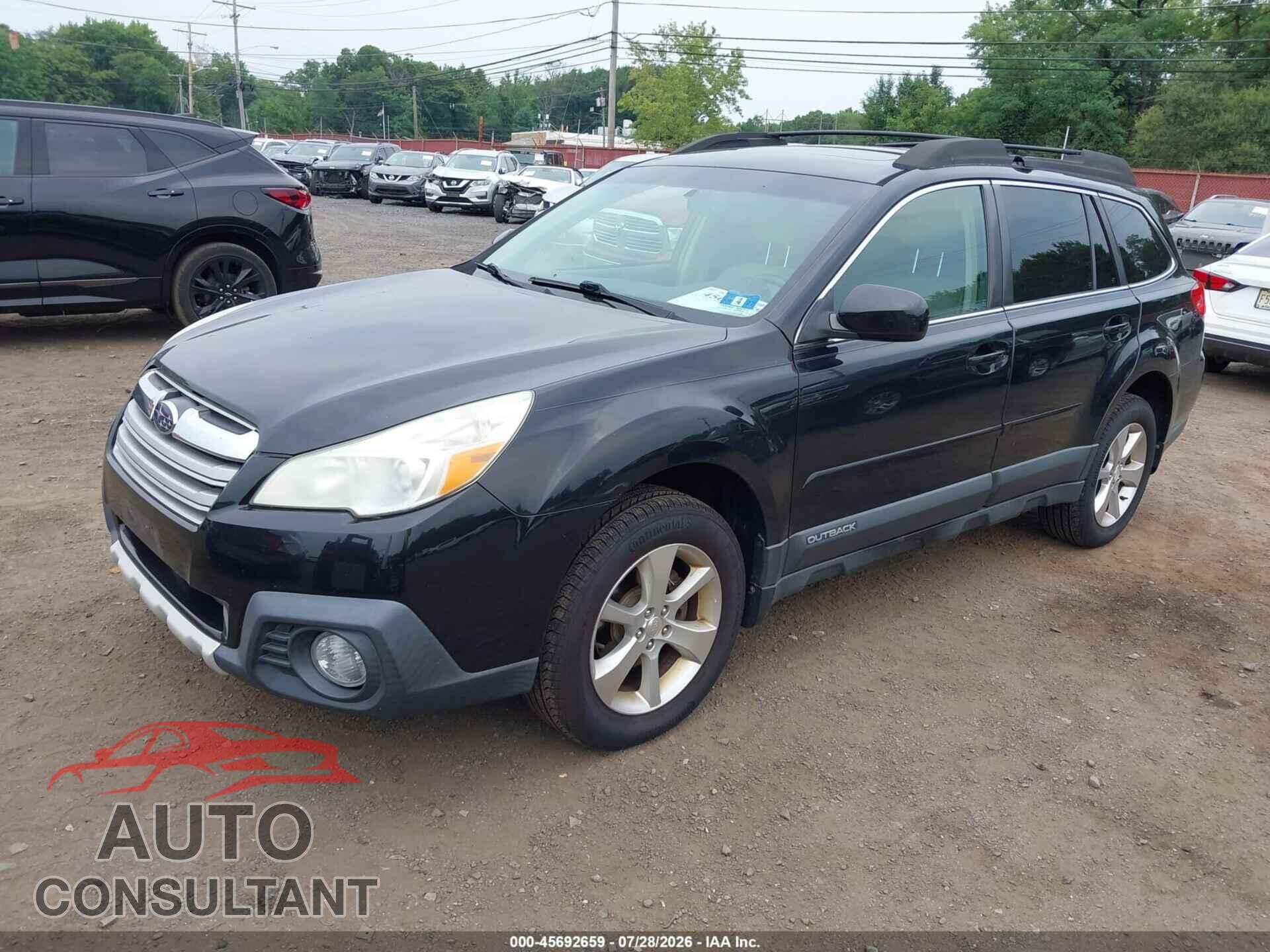 SUBARU OUTBACK 2014 - 4S4BRBMC4E3310023