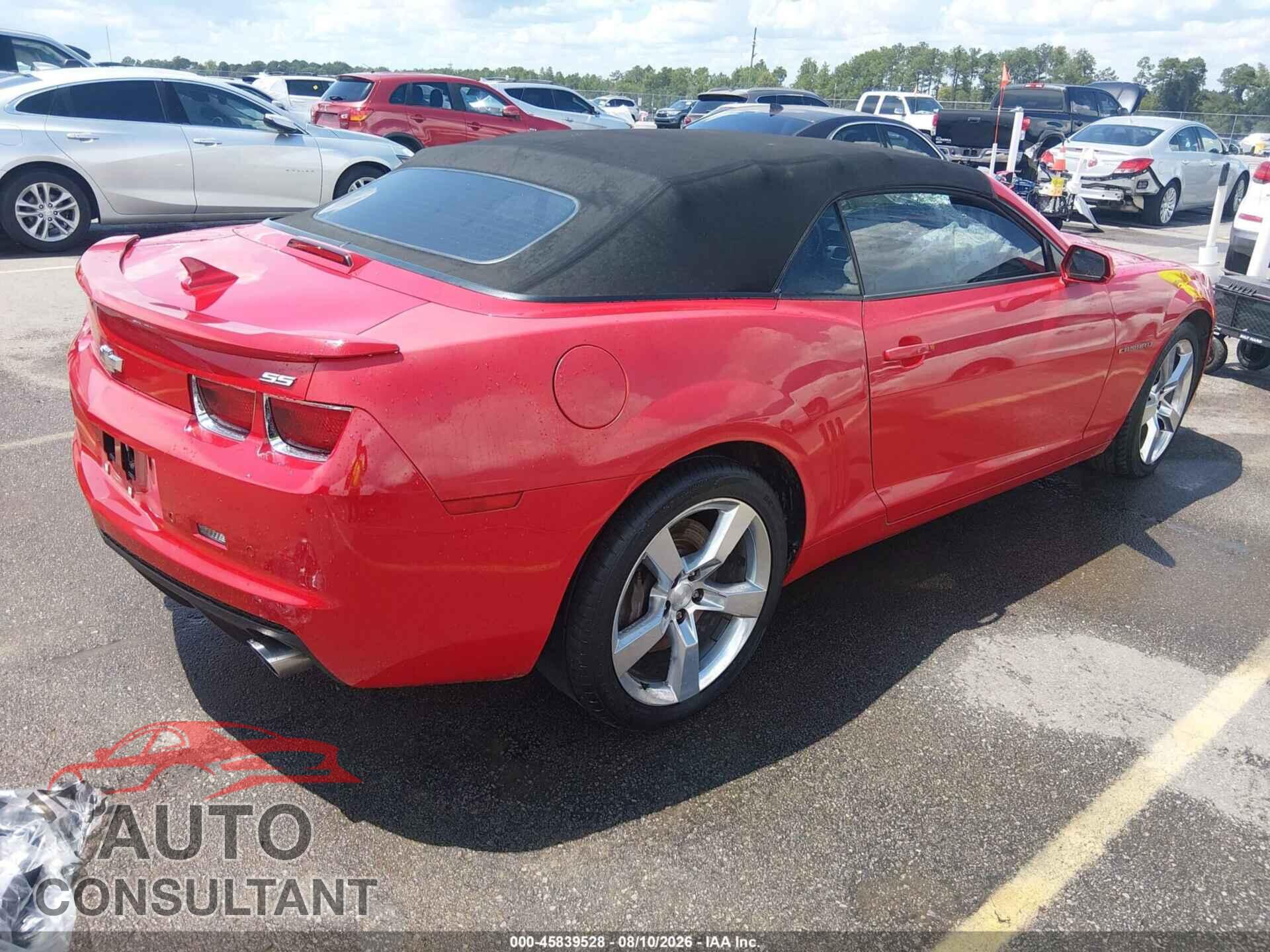 CHEVROLET CAMARO 2013 - 2G1FK3DJ4D9210324