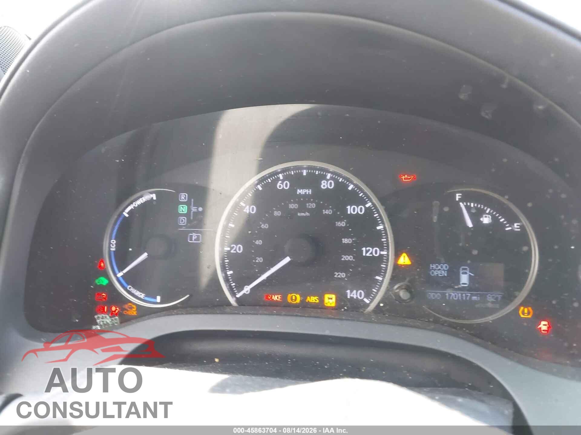 LEXUS CT 200H 2015 - JTHKD5BH7F2234922