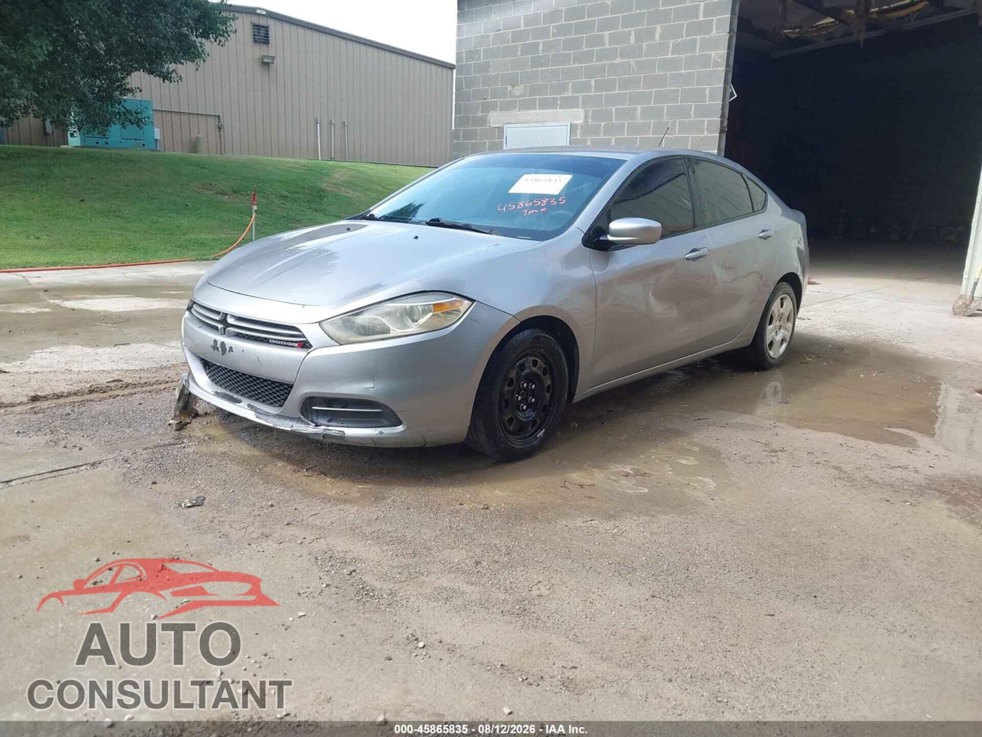 DODGE DART 2015 - 1C3CDFAA2FD310541