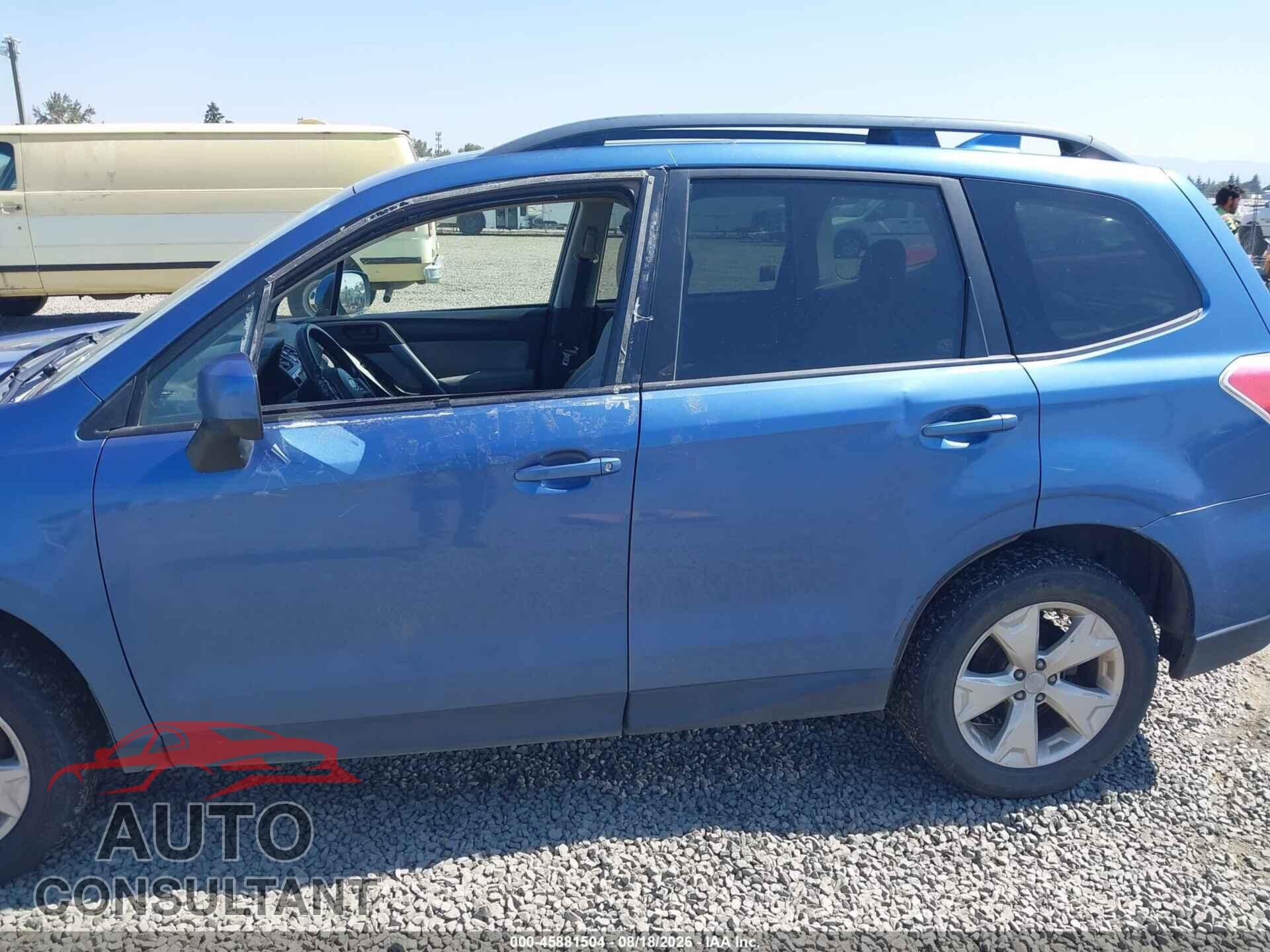 SUBARU FORESTER 2016 - JF2SJADC2GH521587