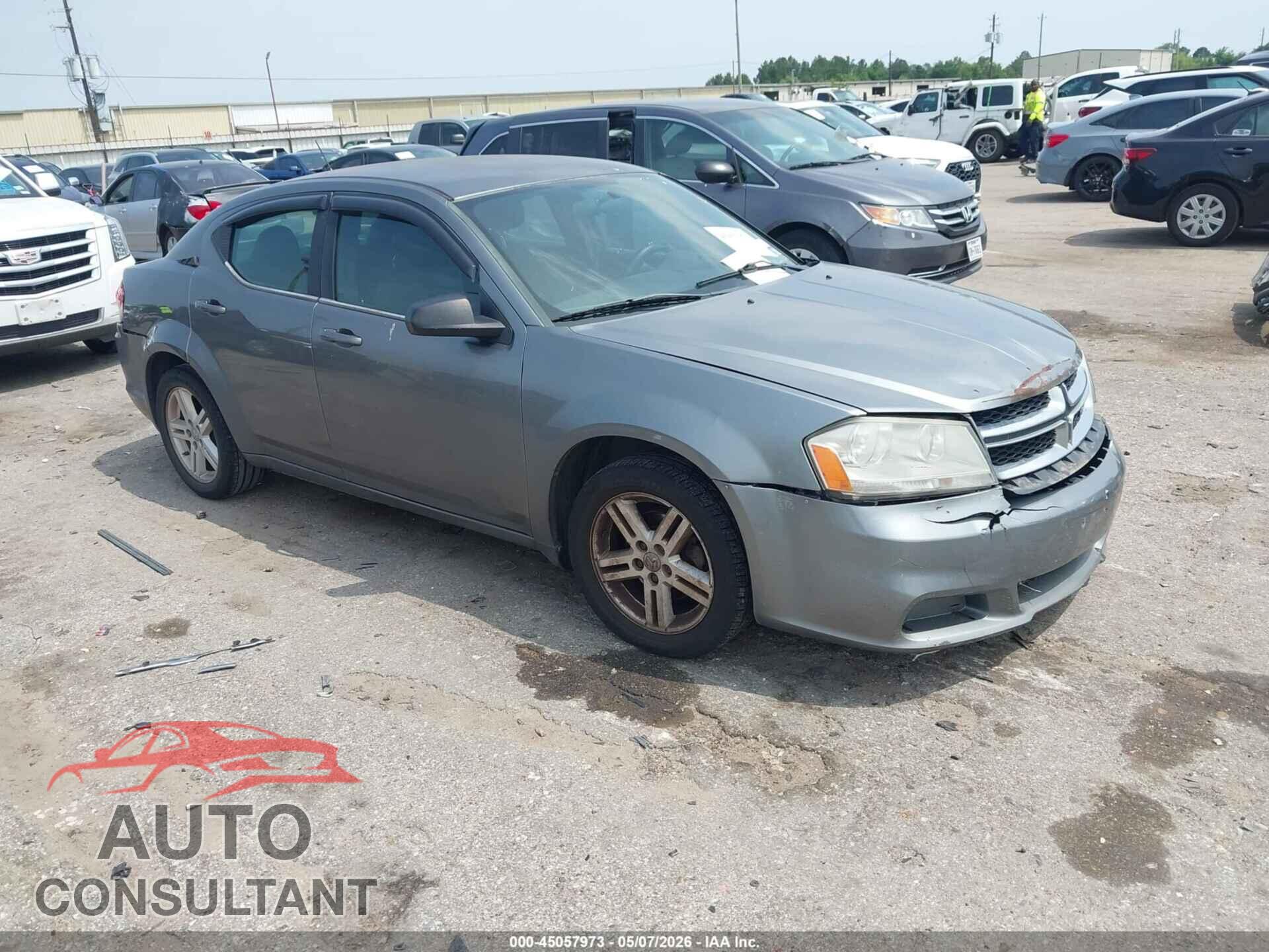 DODGE AVENGER 2013 - 1C3CDZAB3DN753024
