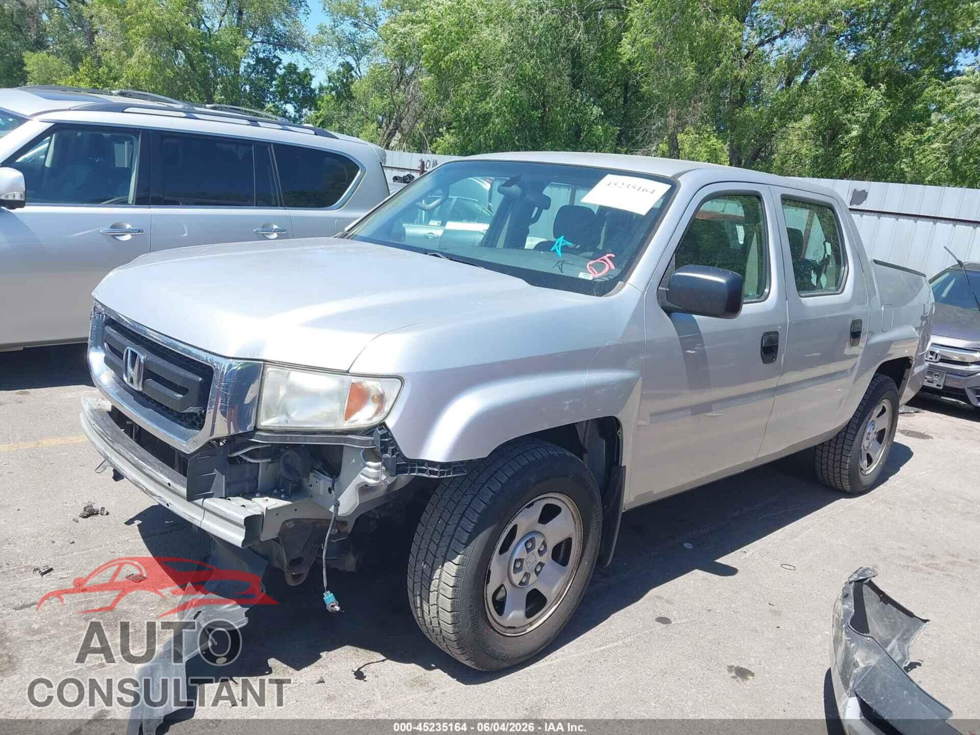 HONDA RIDGELINE 2011 - 5FPYK1F21BB001567