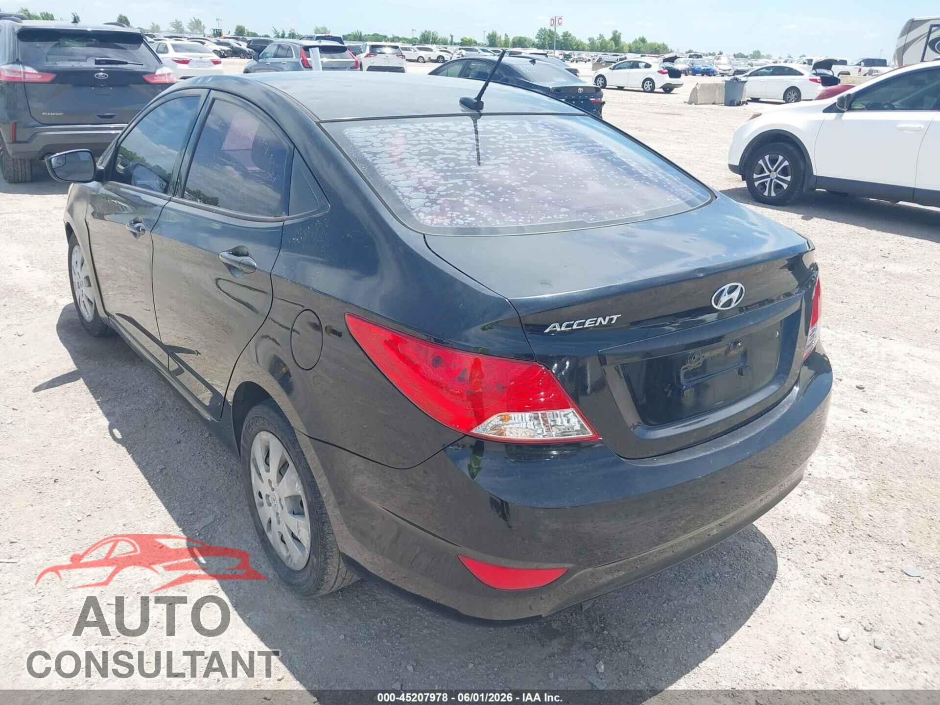 HYUNDAI ACCENT 2014 - KMHCU4AE8EU618410