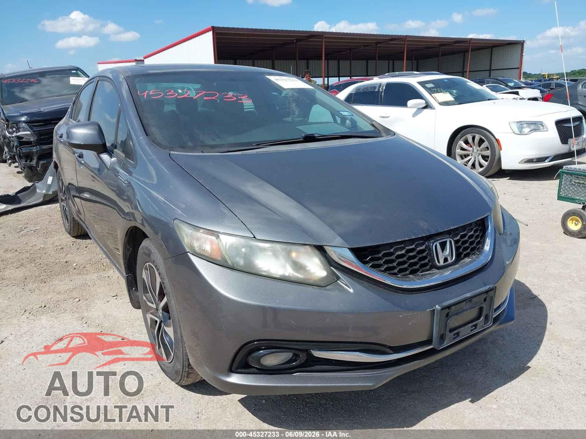HONDA CIVIC 2013 - 19XFB2F93DE046070
