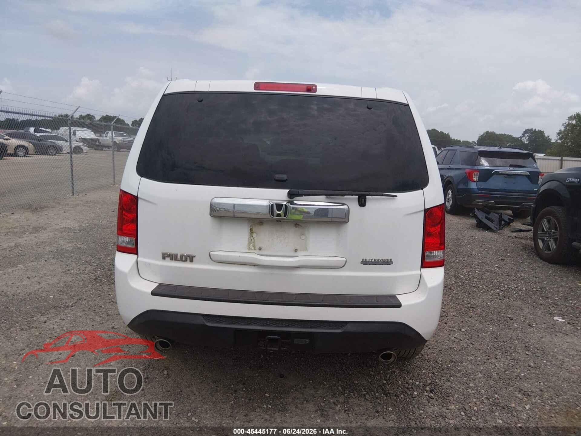 HONDA PILOT 2012 - 5FNYF3H56CB032461