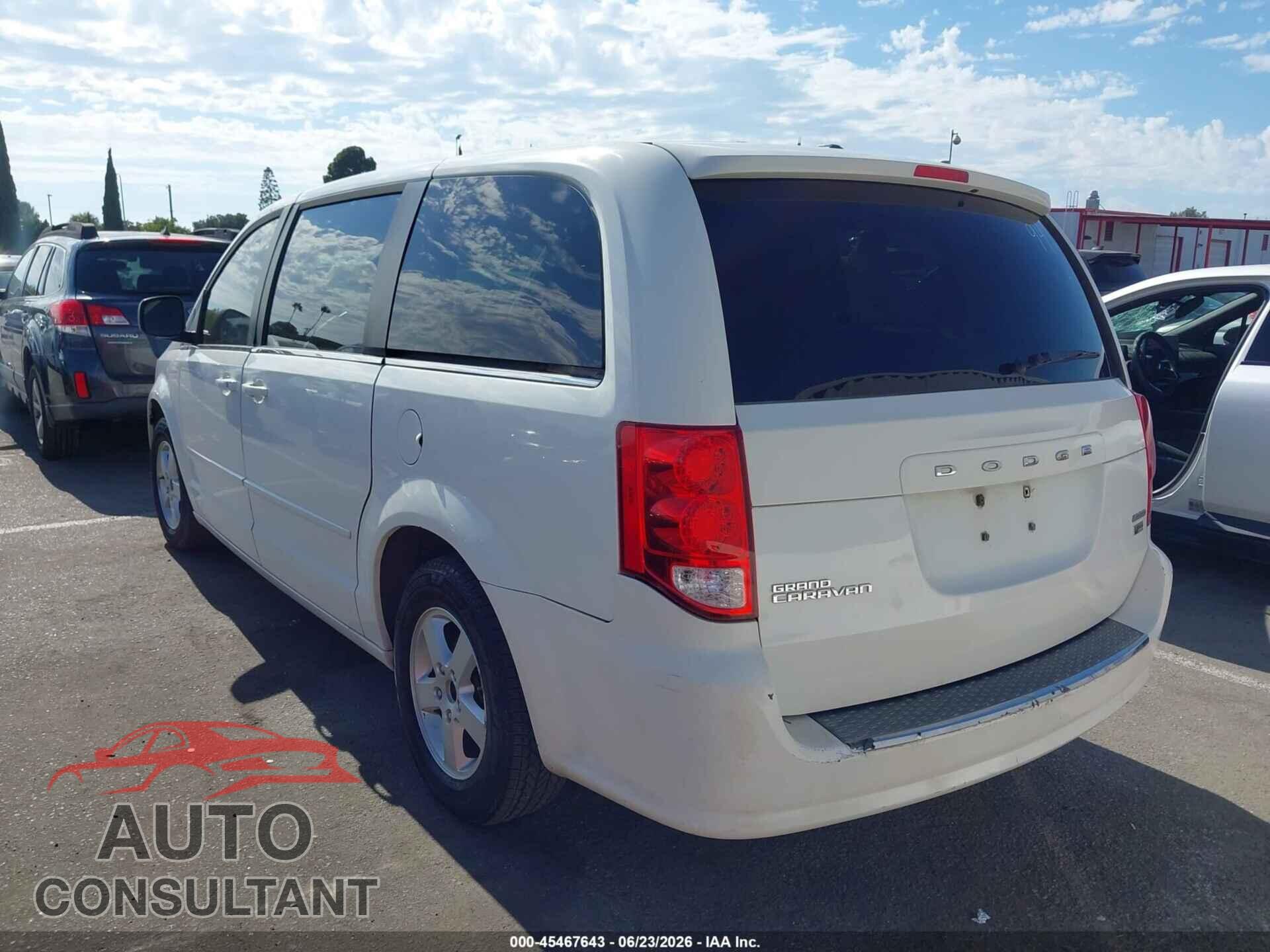 DODGE GRAND CARAVAN 2012 - 2C4RDGDG7CR111067