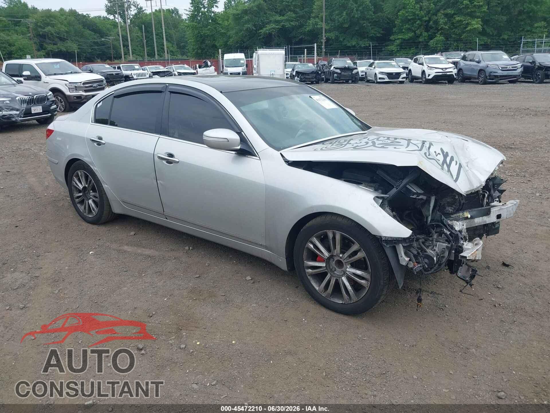 HYUNDAI GENESIS 2011 - KMHGC4DF7BU130103