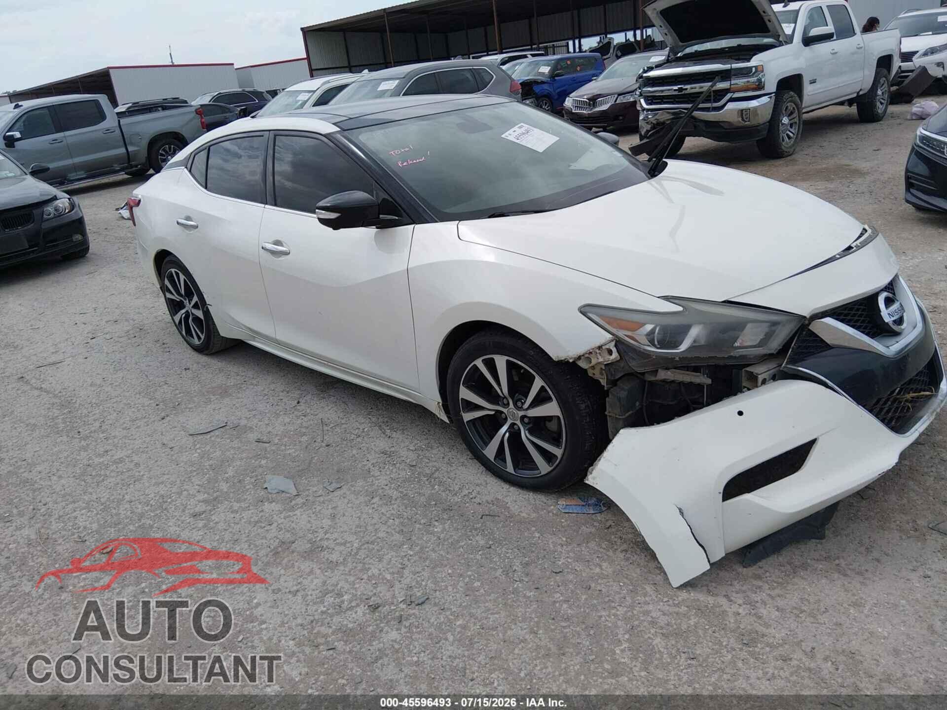 NISSAN MAXIMA 2016 - 1N4AA6AP1GC376754