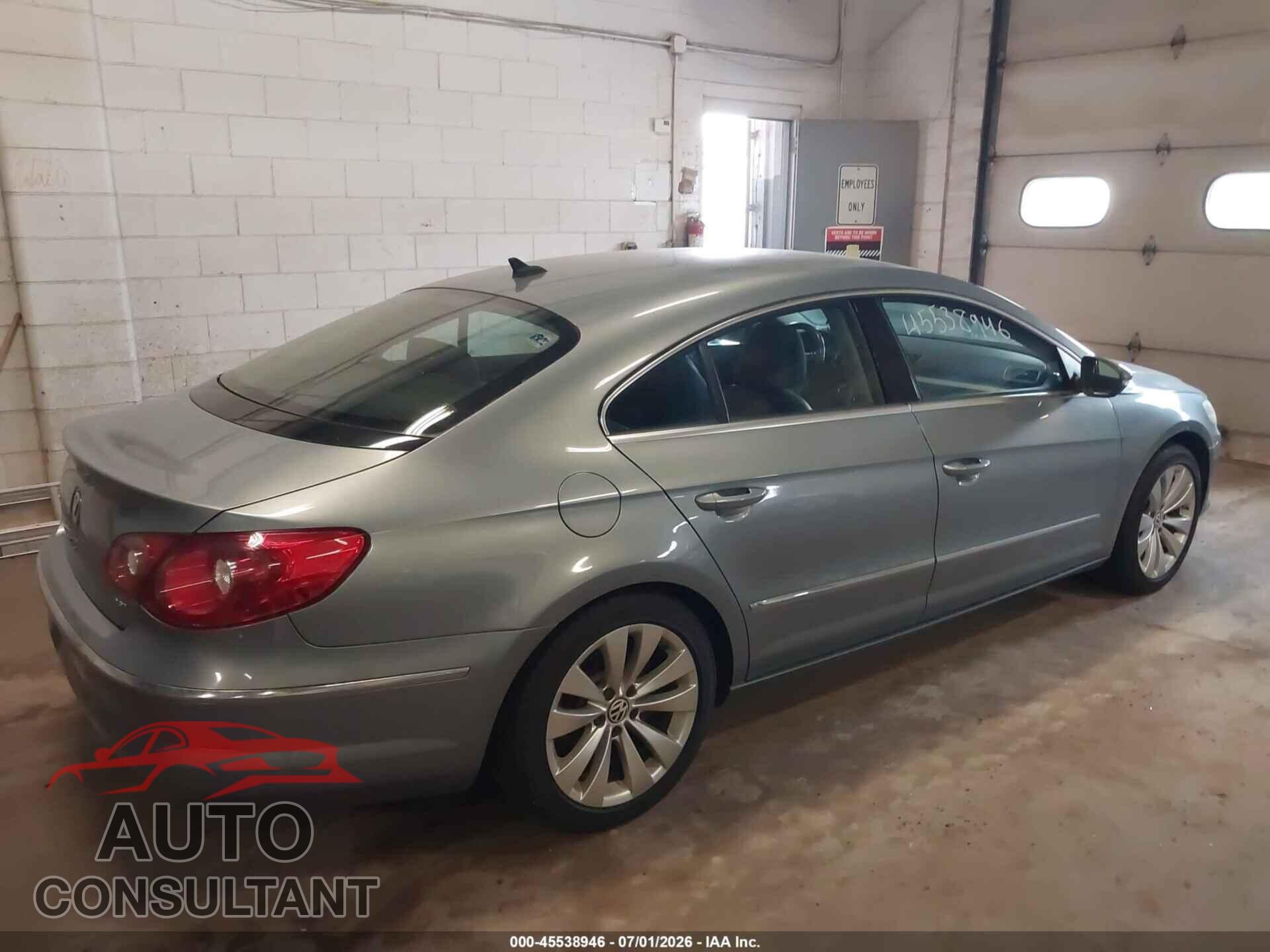 VOLKSWAGEN CC 2012 - WVWMP7AN1CE507190