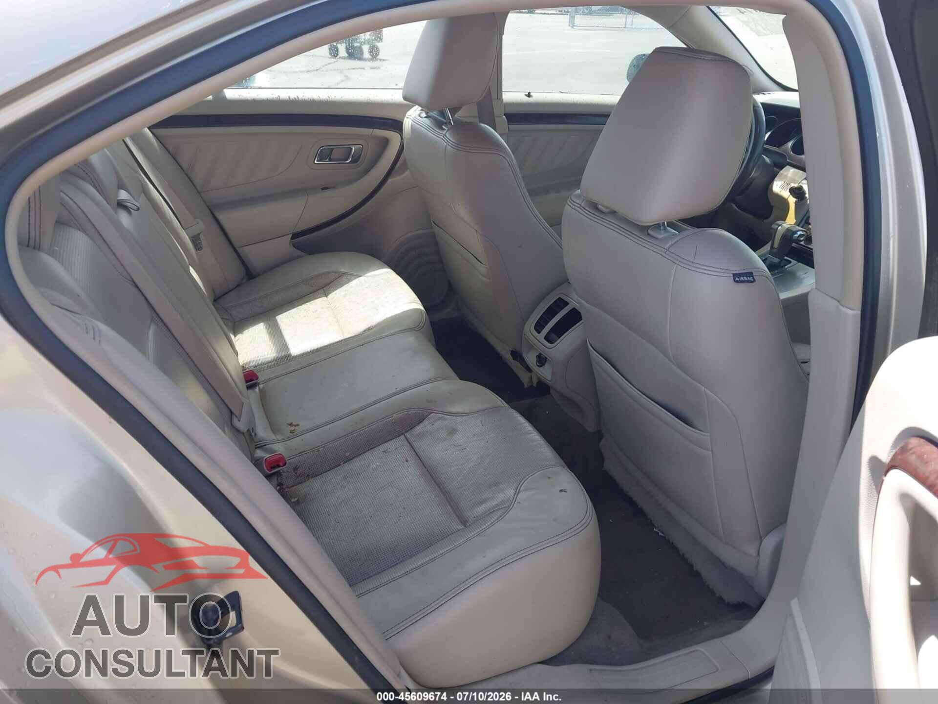 FORD TAURUS 2011 - 1FAHP2FW7BG120349