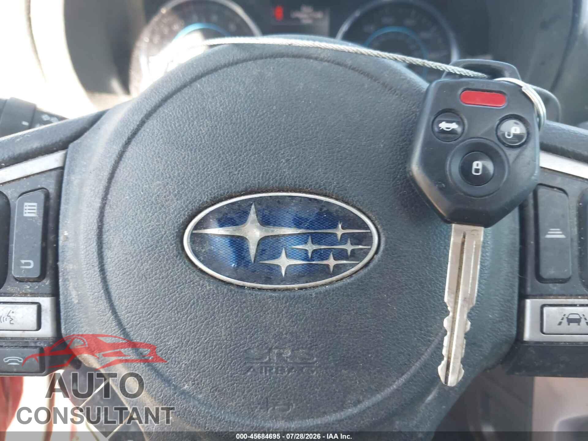 SUBARU FORESTER 2017 - JF2SJAGC1HH583589