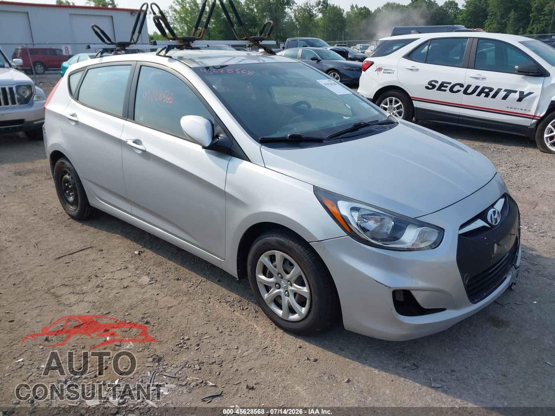 HYUNDAI ACCENT 2012 - KMHCT5AE9CU043627
