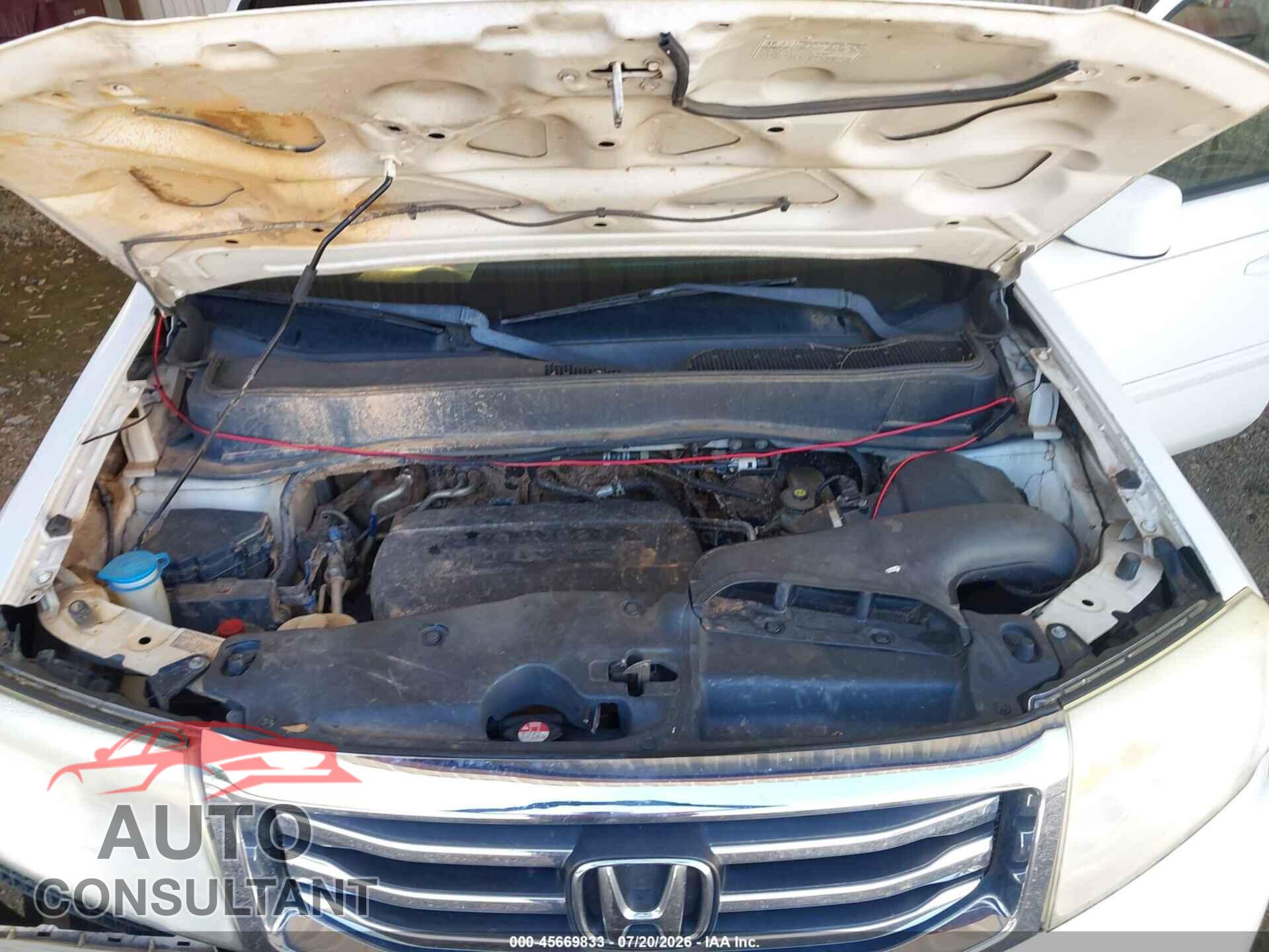 HONDA PILOT 2012 - 5FNYF4H75CB030644