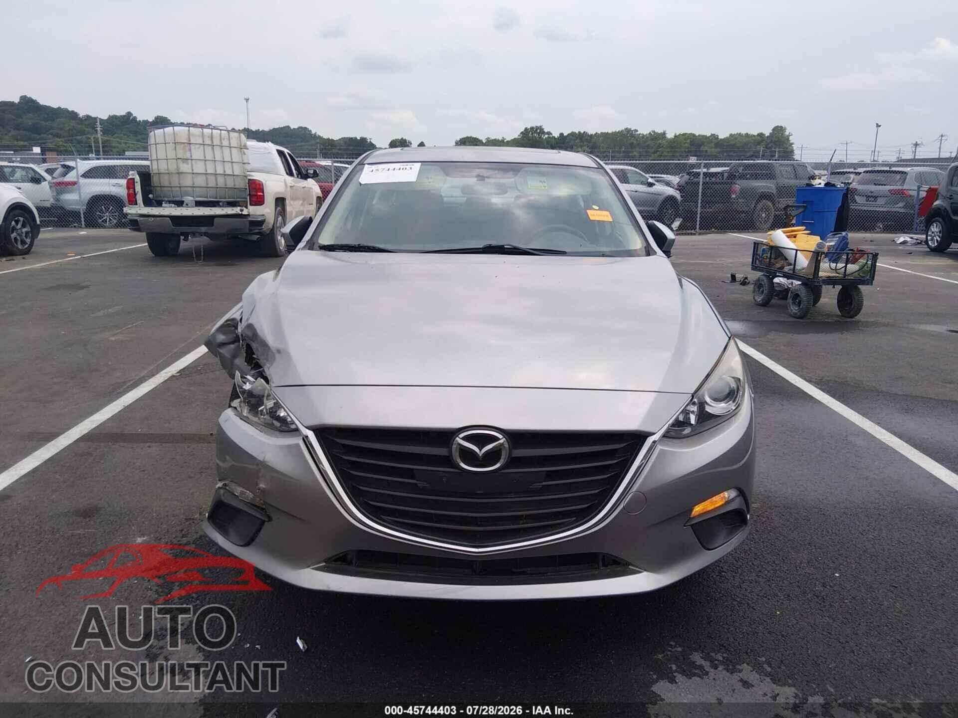MAZDA MAZDA3 2014 - JM1BM1V76E1187111