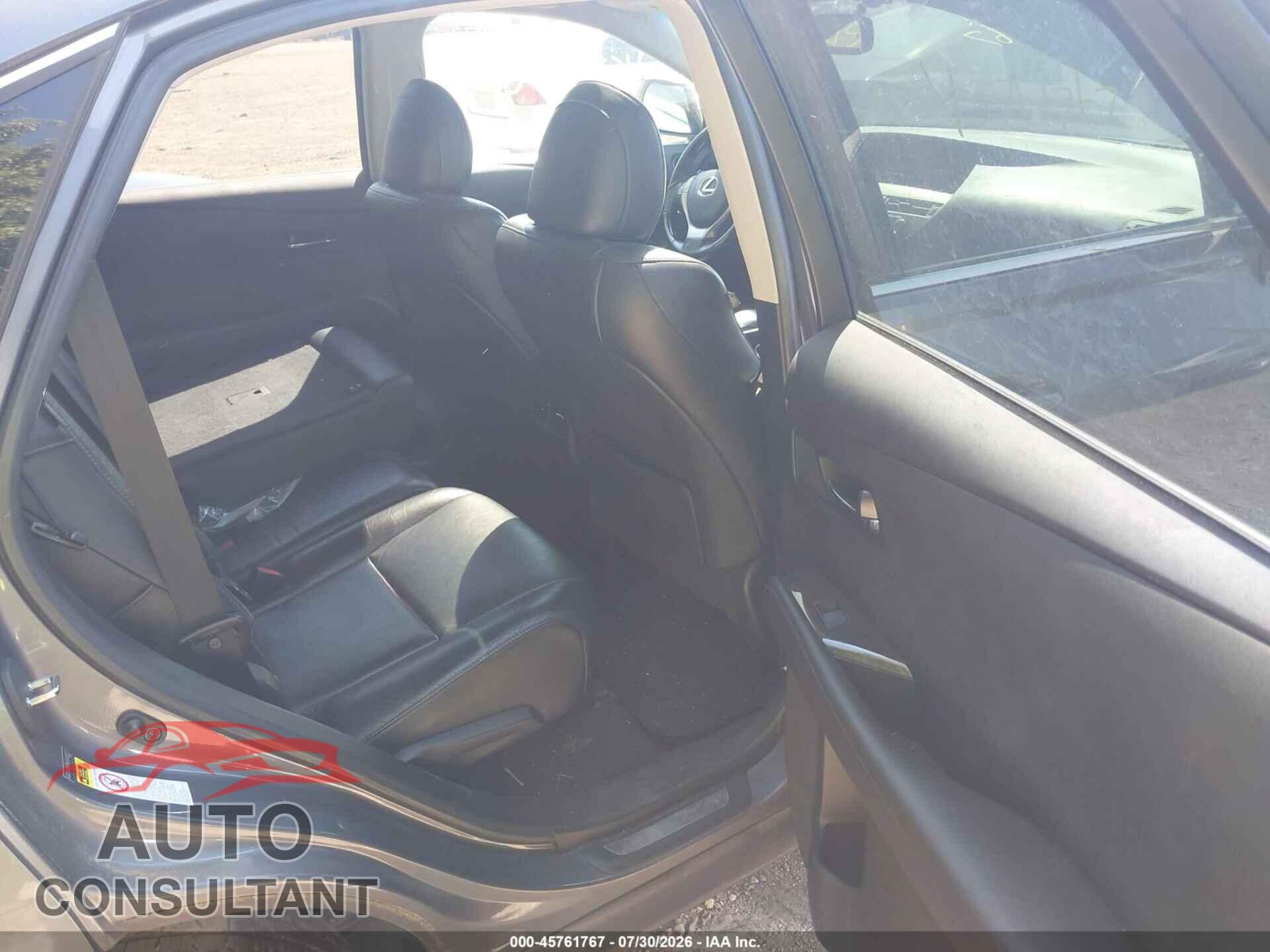 LEXUS RX 350 2013 - 2T2ZK1BA3DC089227
