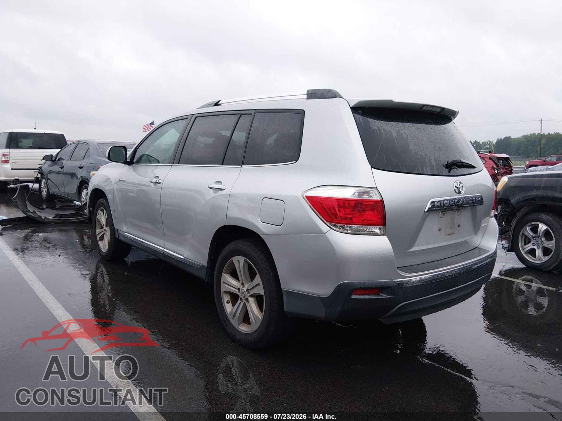TOYOTA HIGHLANDER 2012 - 5TDDK3EH6CS137103