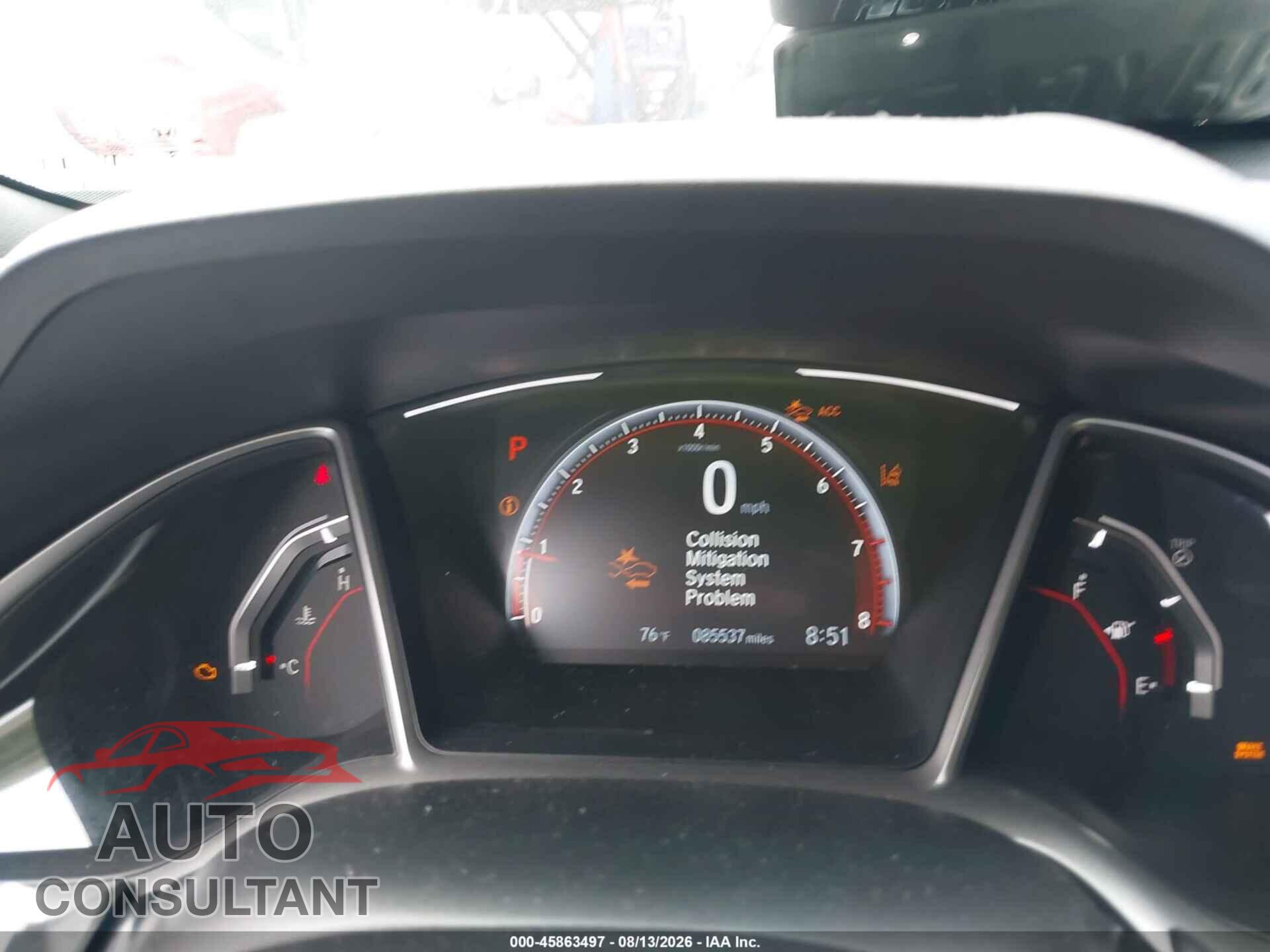 HONDA CIVIC 2019 - 2HGFC2F82KH535034