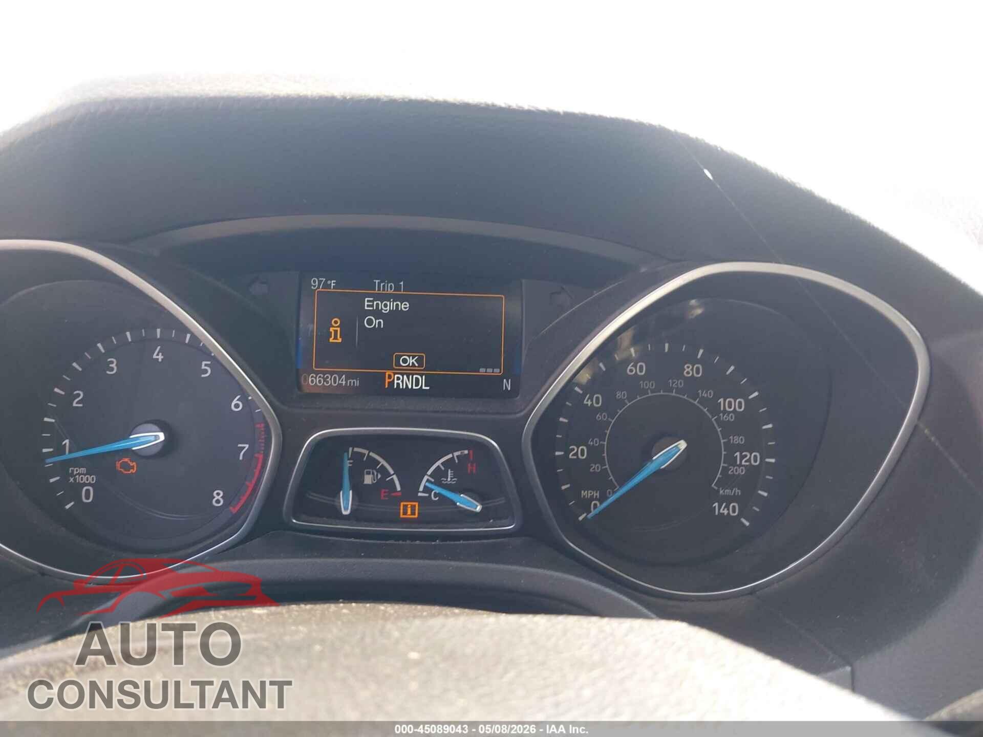 FORD FOCUS 2017 - 1FADP3F21HL329149