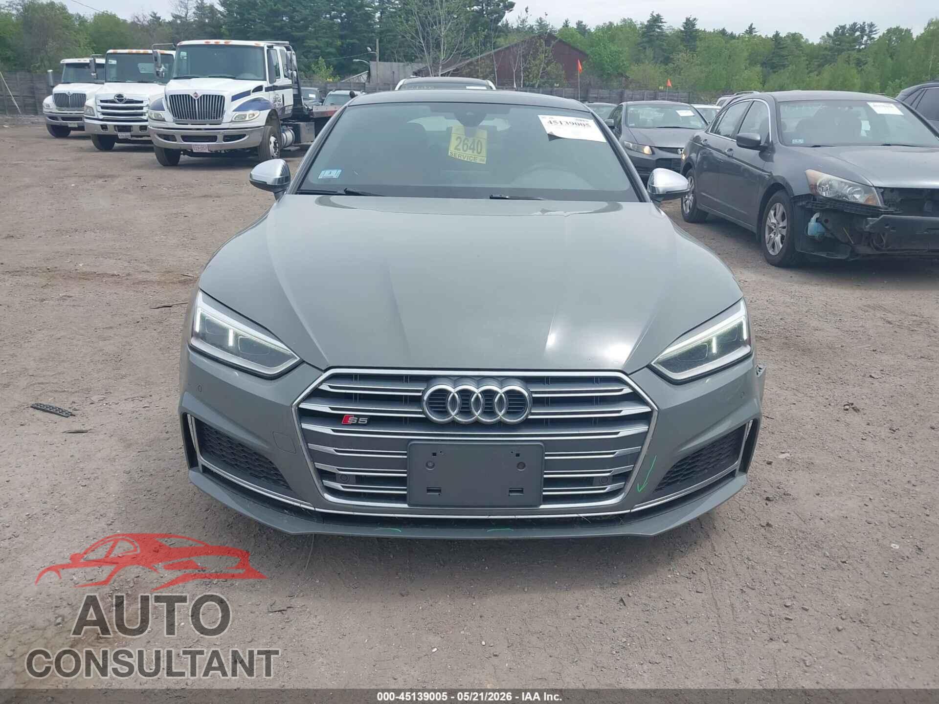 AUDI S5 2019 - WAUB4CF58KA069112
