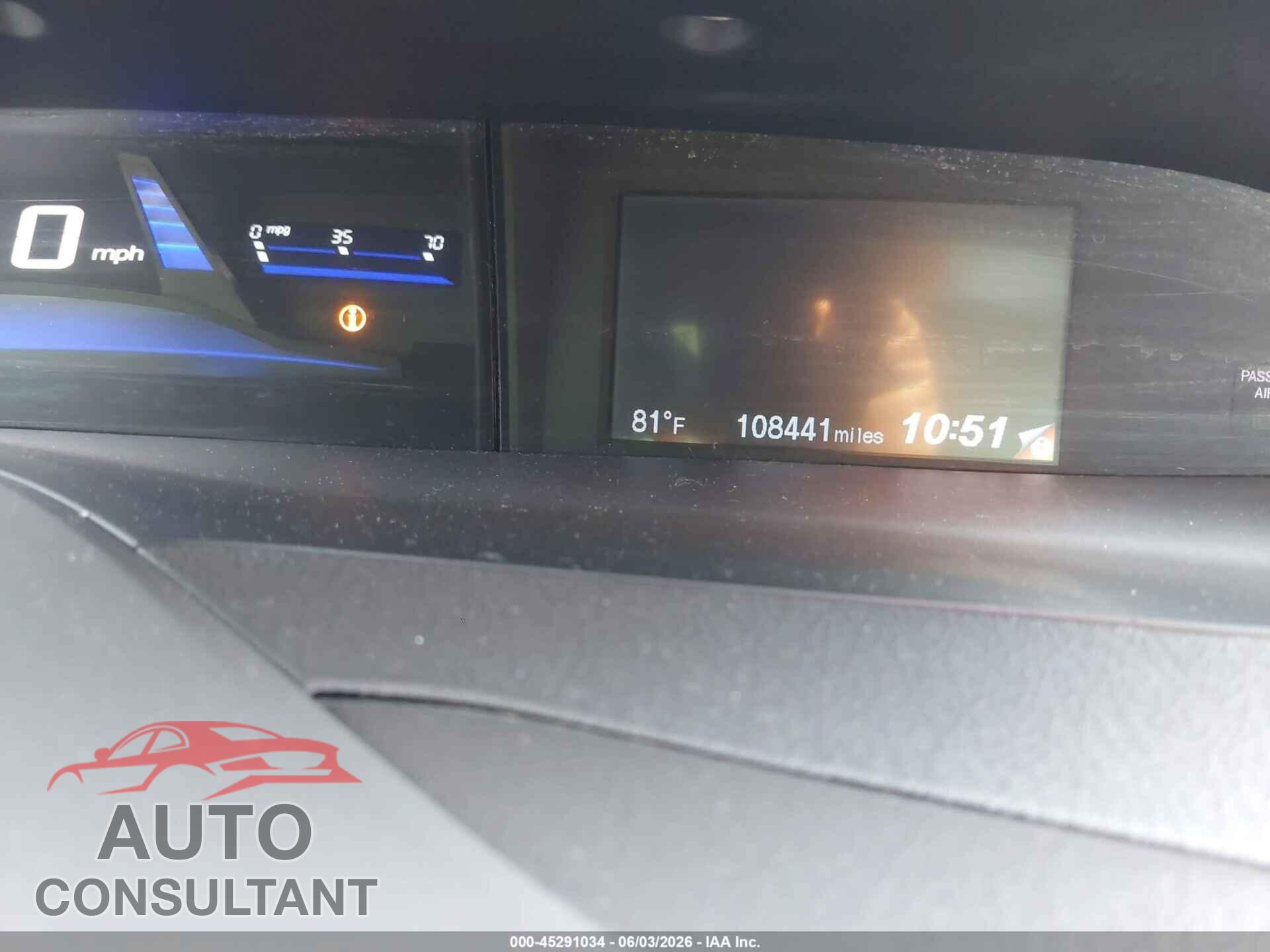 HONDA CIVIC 2012 - 19XFB5F54CE002494