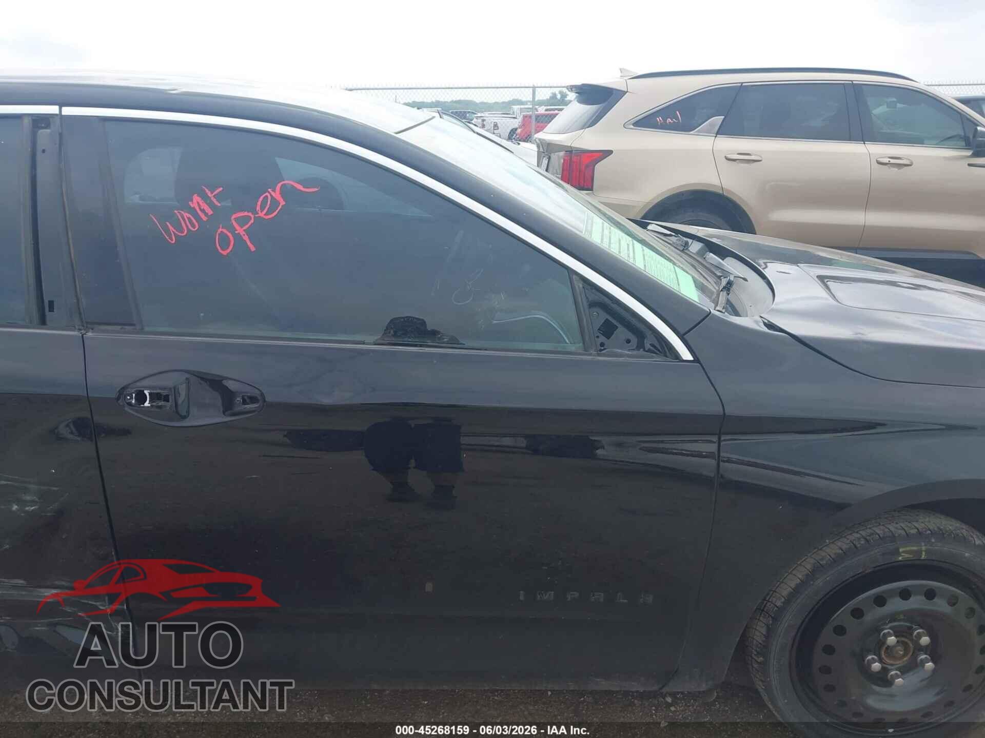 CHEVROLET IMPALA 2016 - 2G1105SA4G9164254