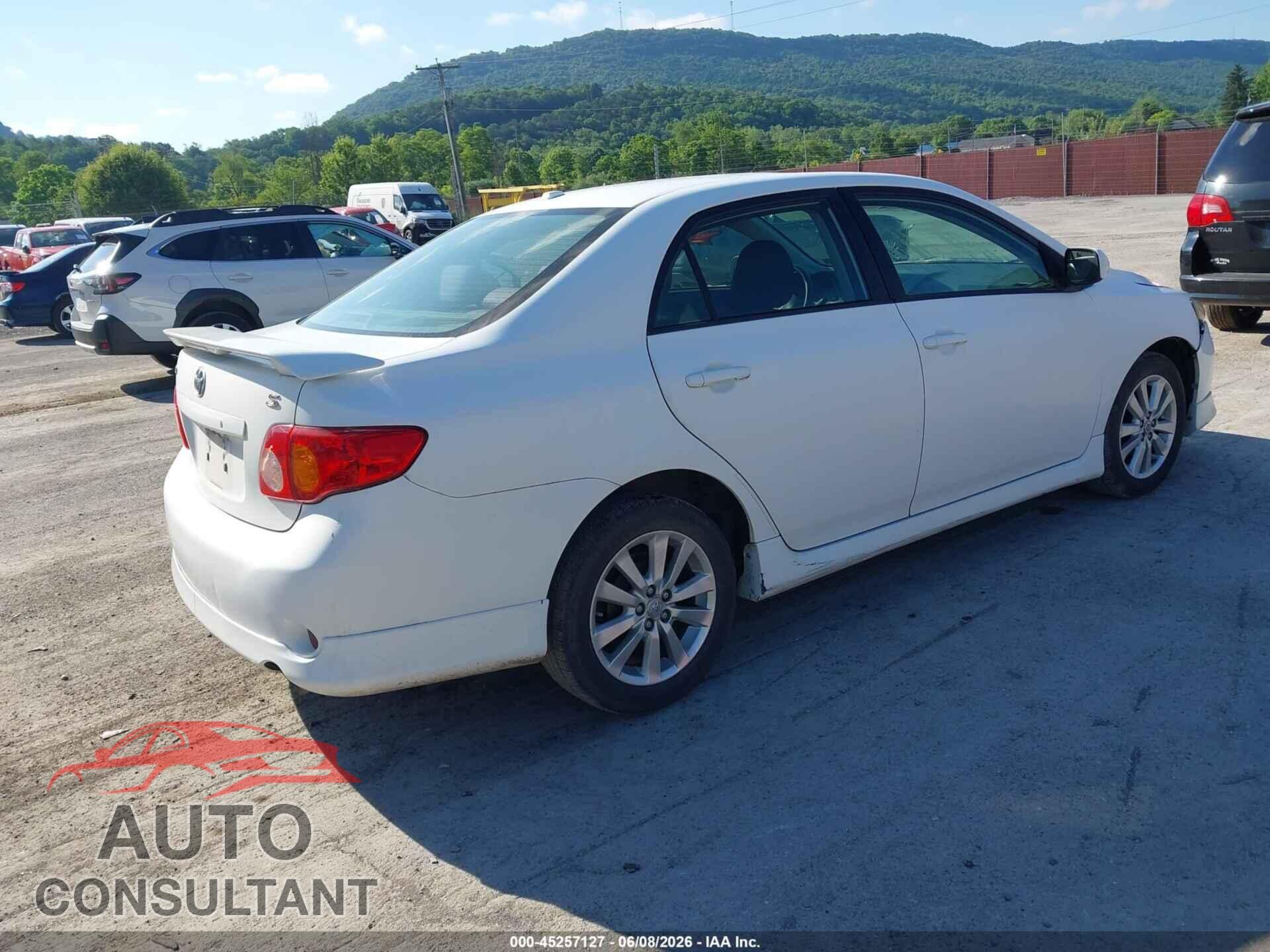 TOYOTA COROLLA 2009 - 2T1BU40E79C167958