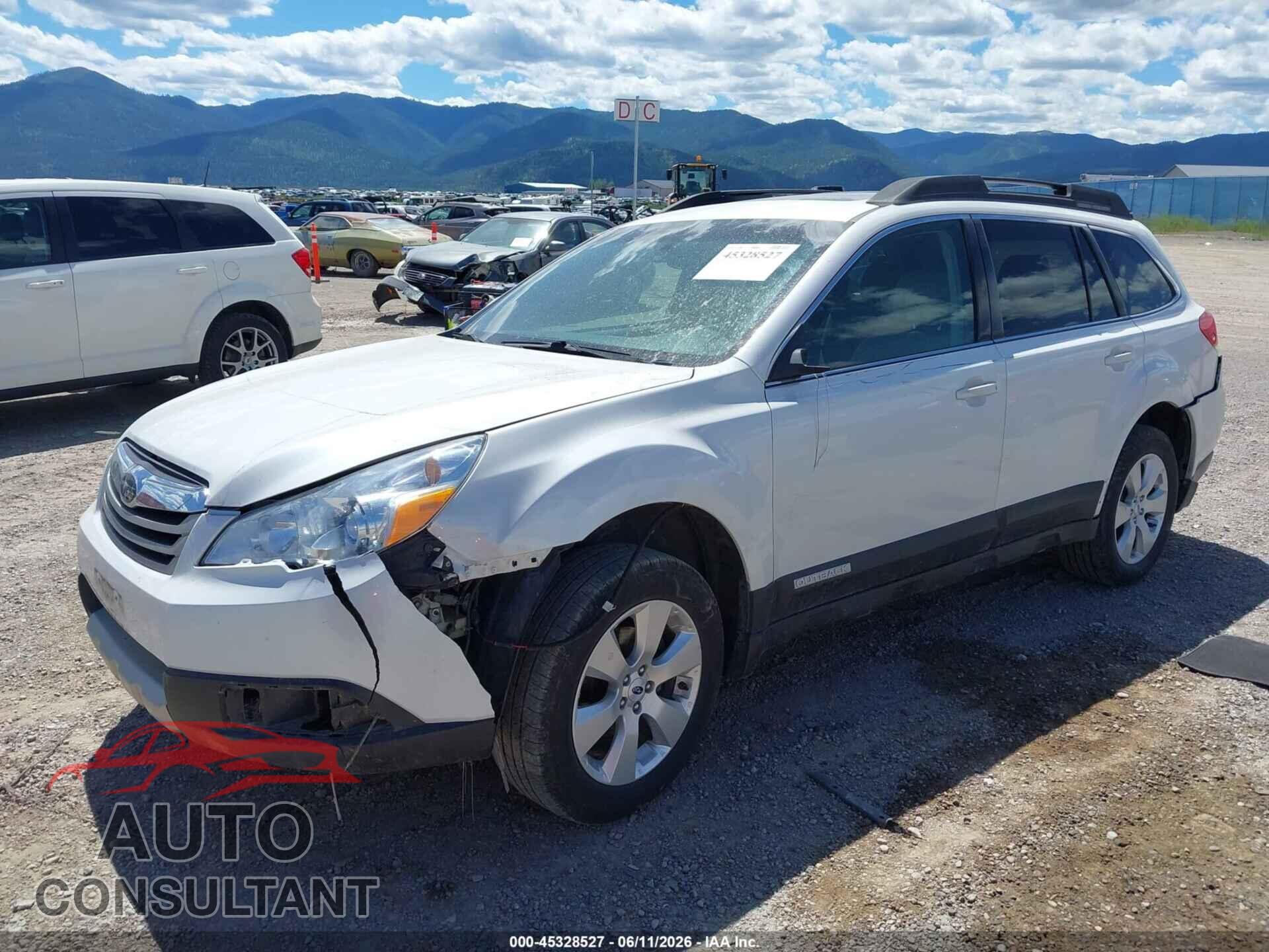 SUBARU OUTBACK 2012 - 4S4BRBLC1C3238504