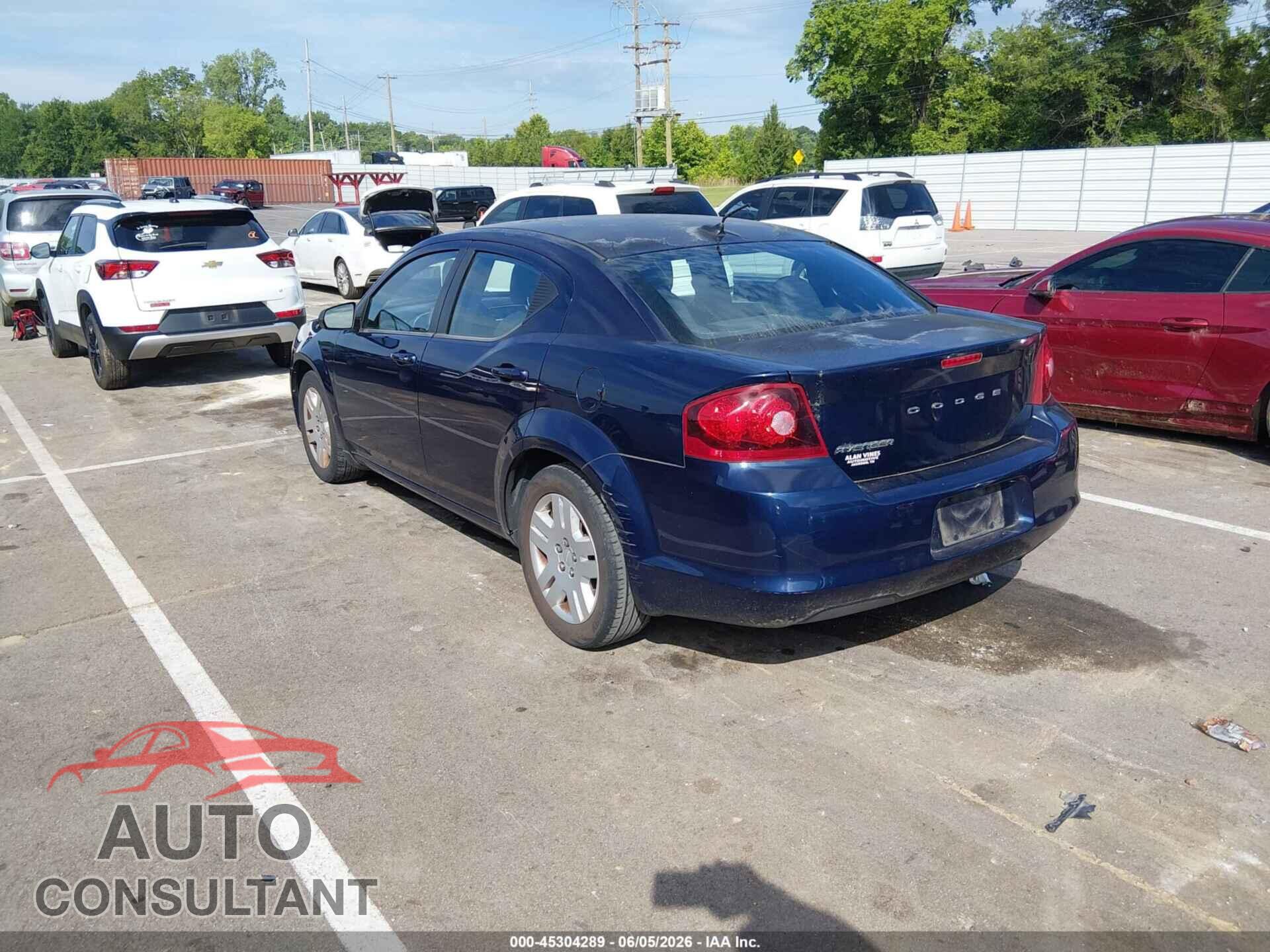 DODGE AVENGER 2013 - 1C3CDZAB4DN690581
