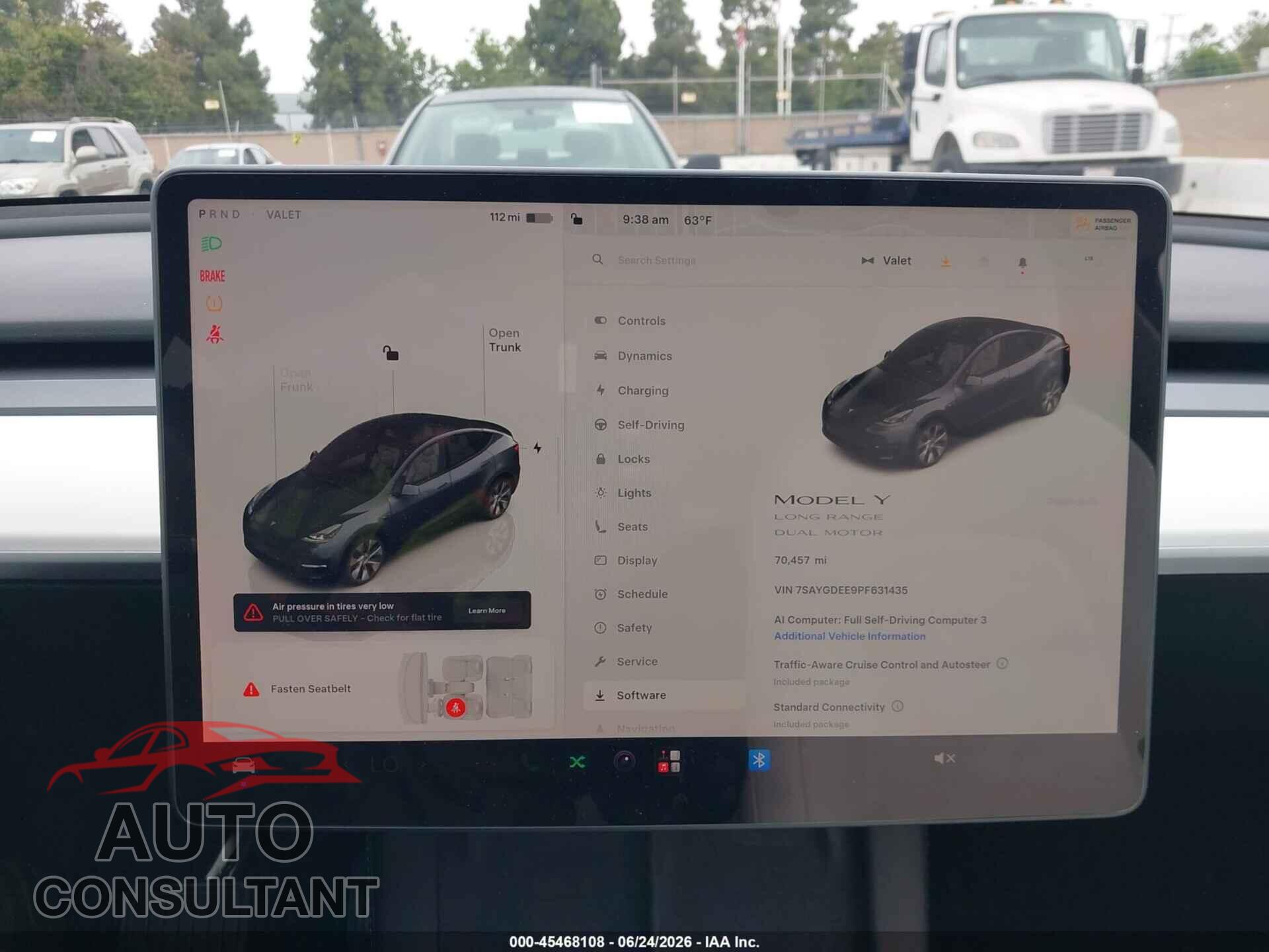 TESLA MODEL Y 2023 - 7SAYGDEE9PF631435