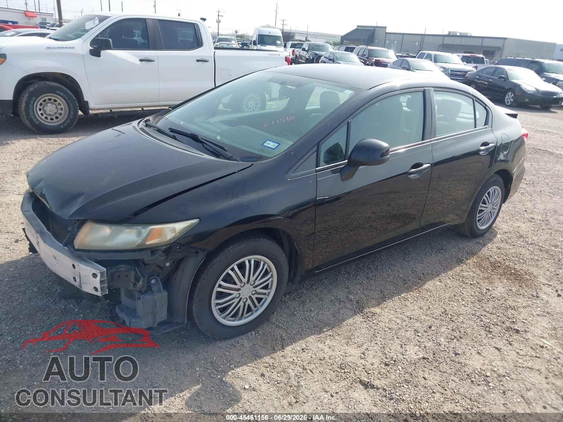 HONDA CIVIC 2013 - 19XFB2F55DE200839