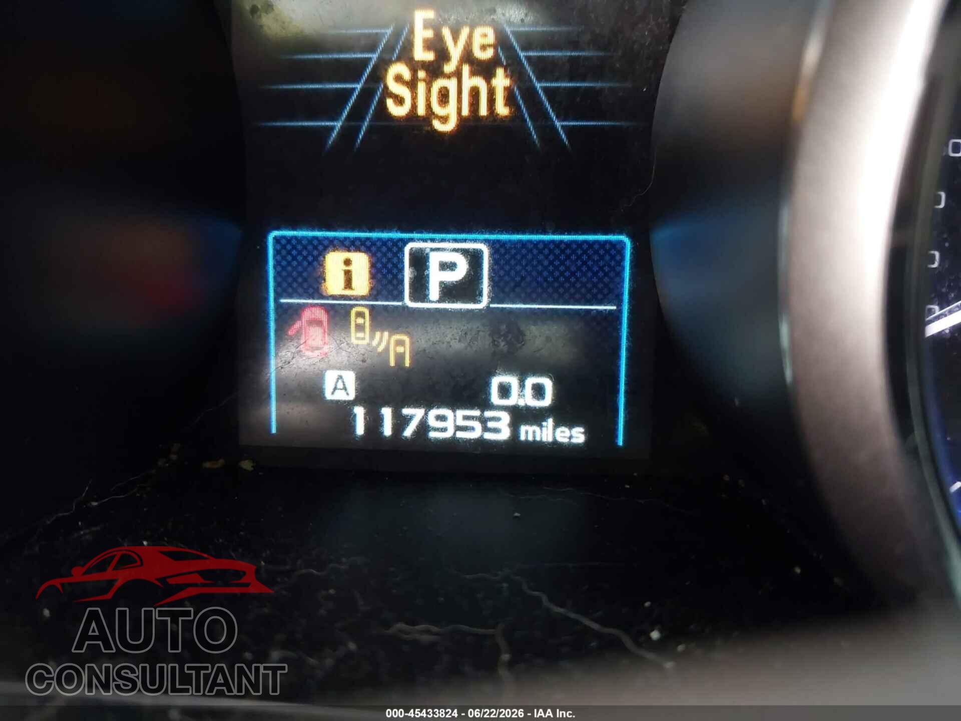SUBARU LEGACY 2018 - 4S3BNAH63J3020252
