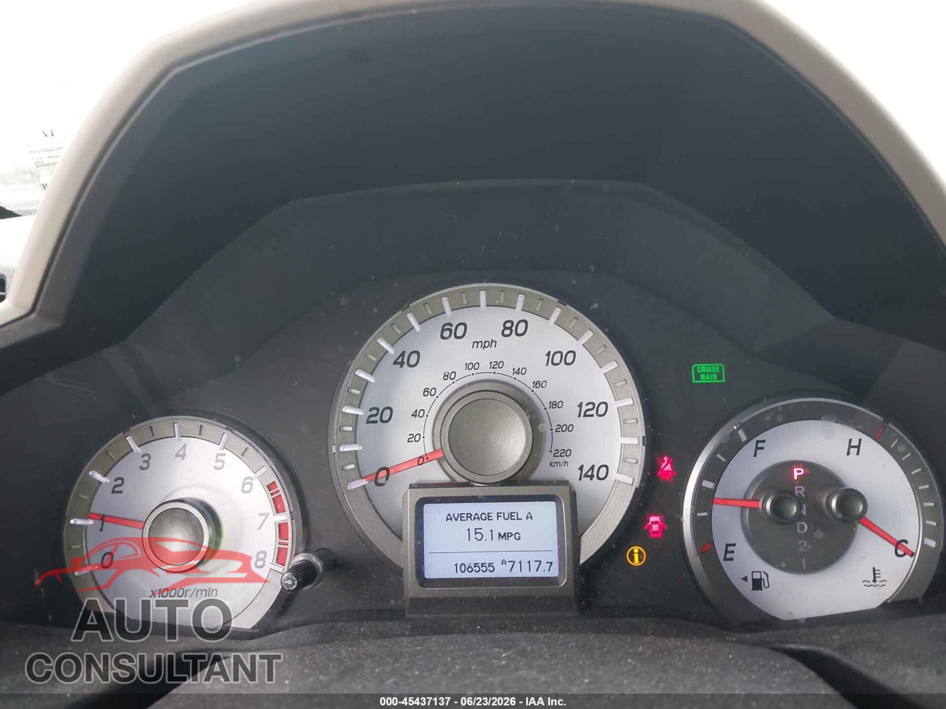 HONDA PILOT 2013 - 5FNYF3H99DB035150