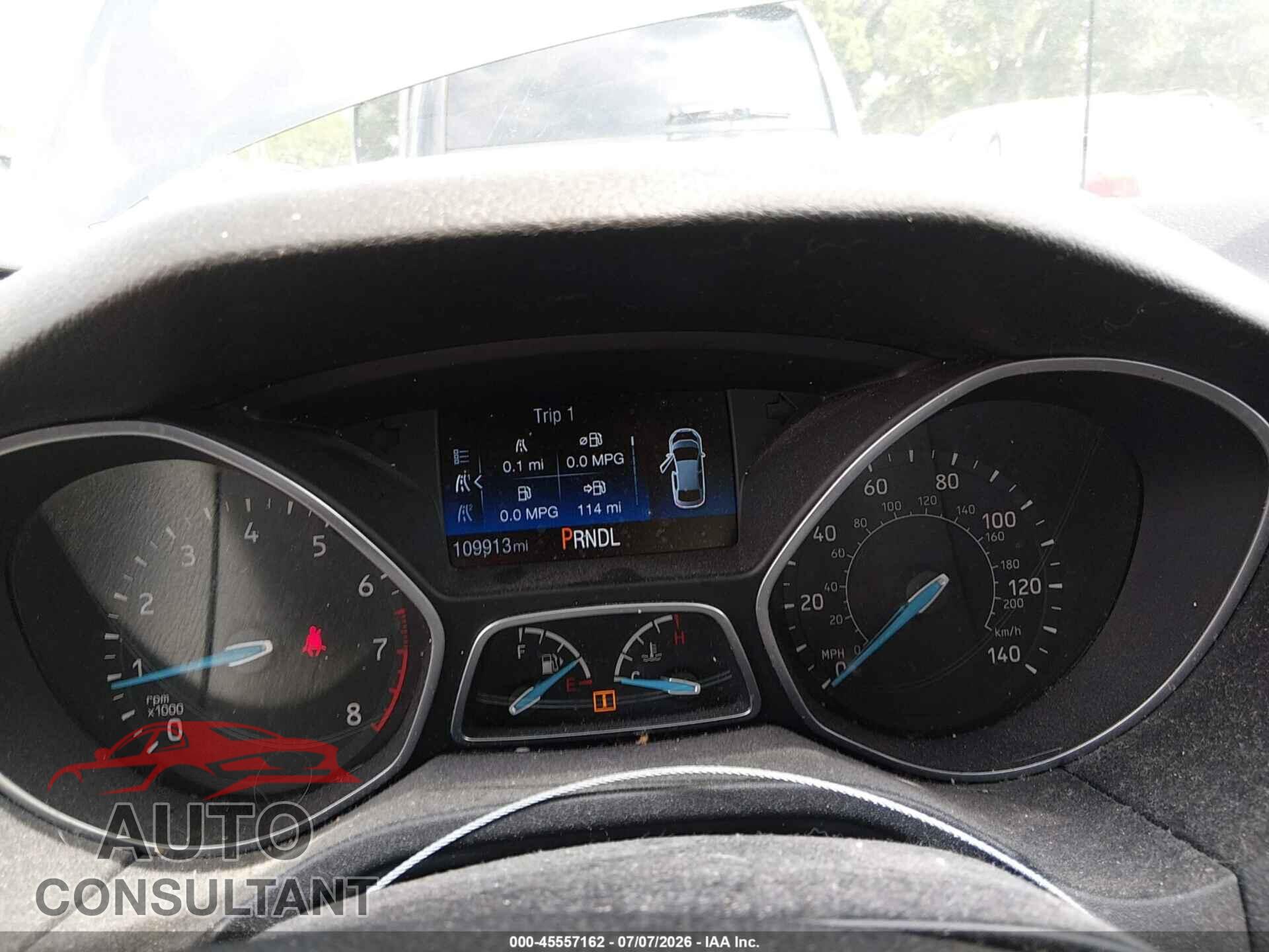 FORD FOCUS 2016 - 1FADP3E23GL403705