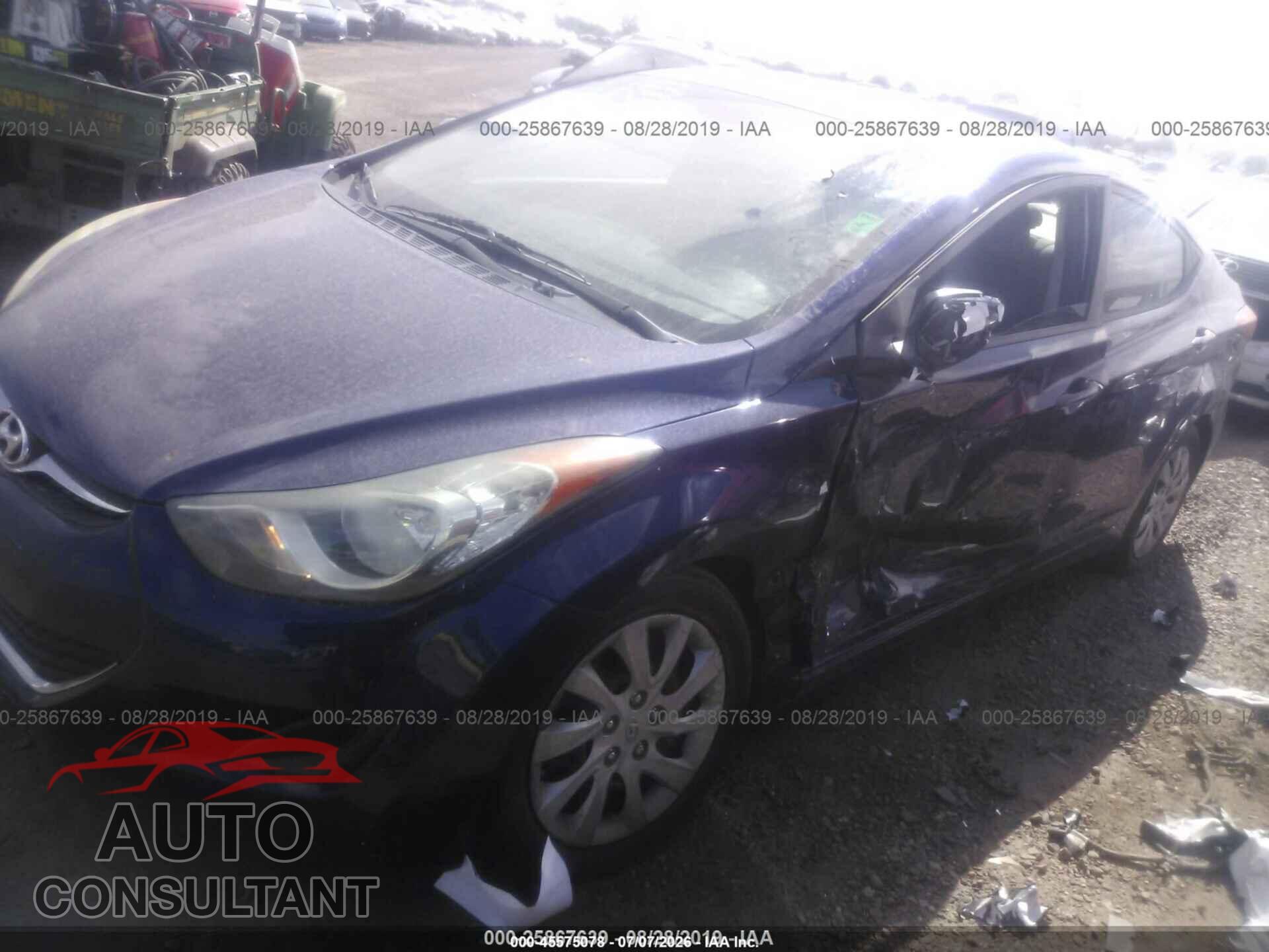 HYUNDAI ELANTRA 2011 - 5NPDH4AE3BH042521