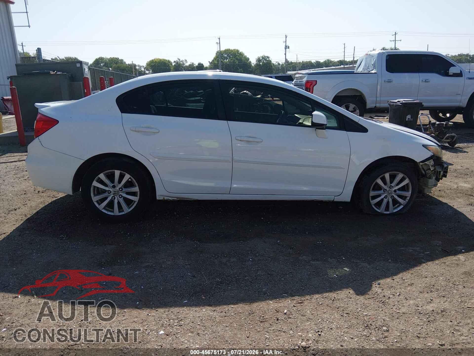 HONDA CIVIC 2012 - 19XFB2F83CE035253