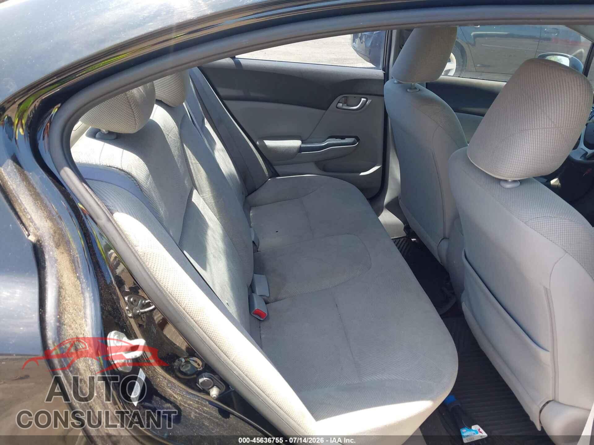 HONDA CIVIC 2012 - 2HGFB2F5XCH304697