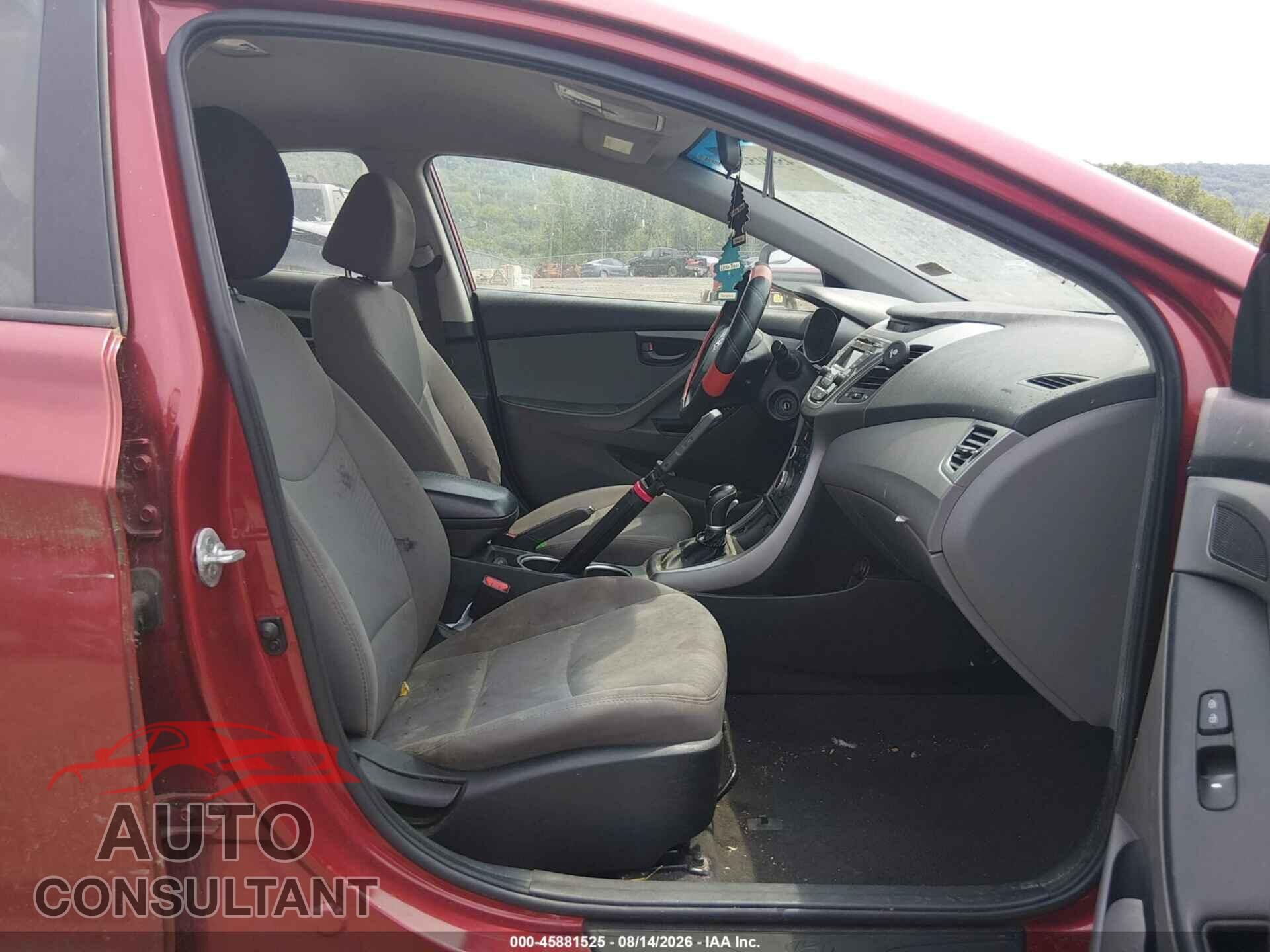 HYUNDAI ELANTRA 2014 - 5NPDH4AE2EH511666