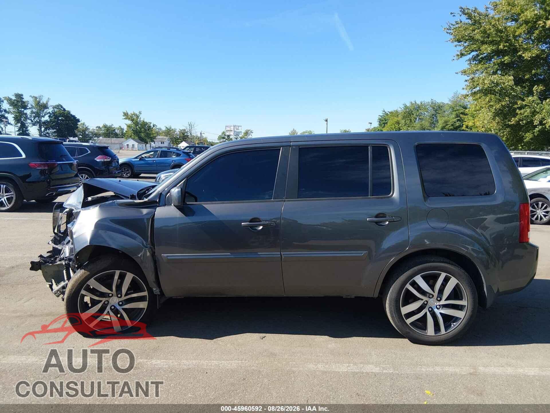HONDA PILOT 2013 - 5FNYF4H54DB046799